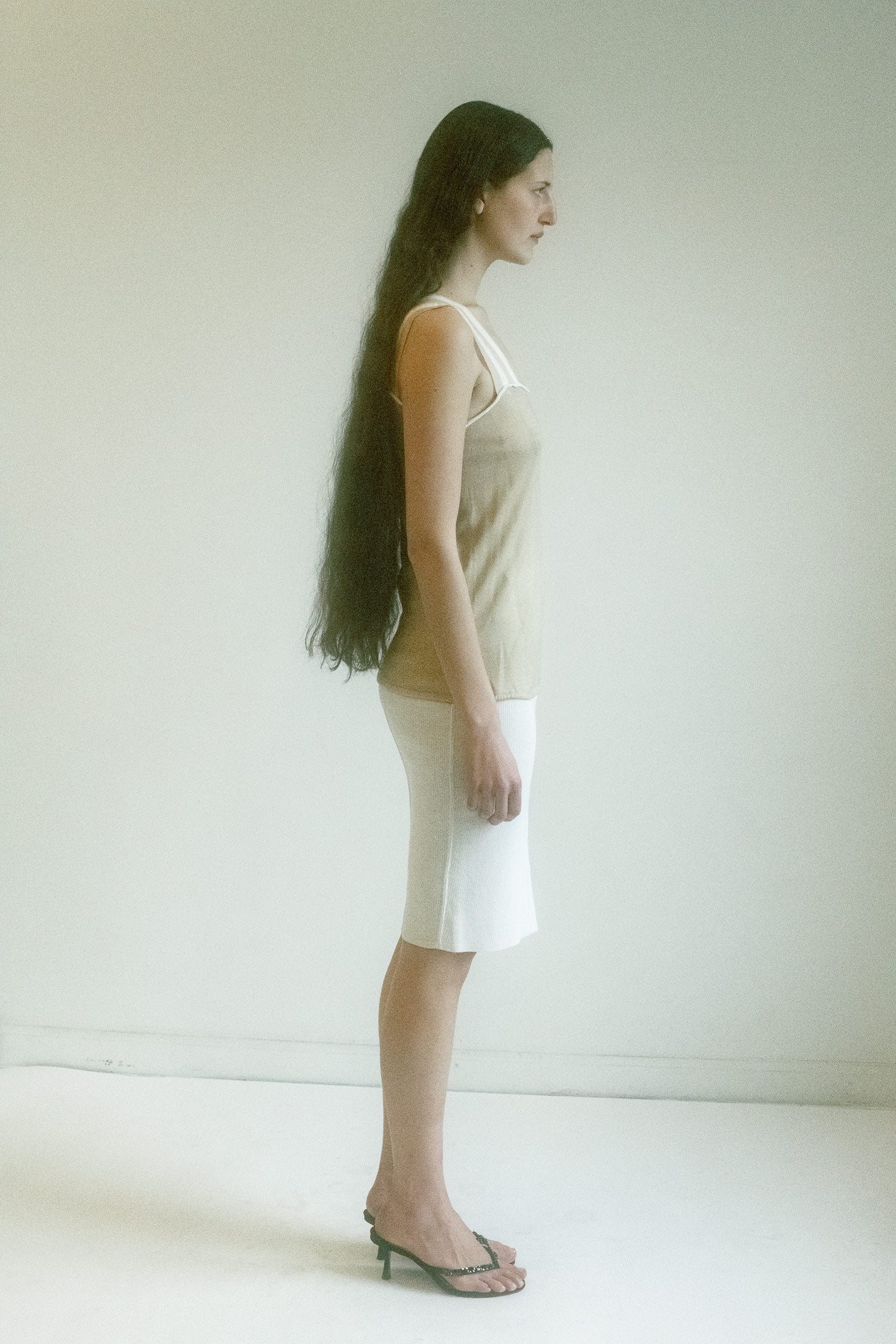 PRADA RIBBON KNIT TANK