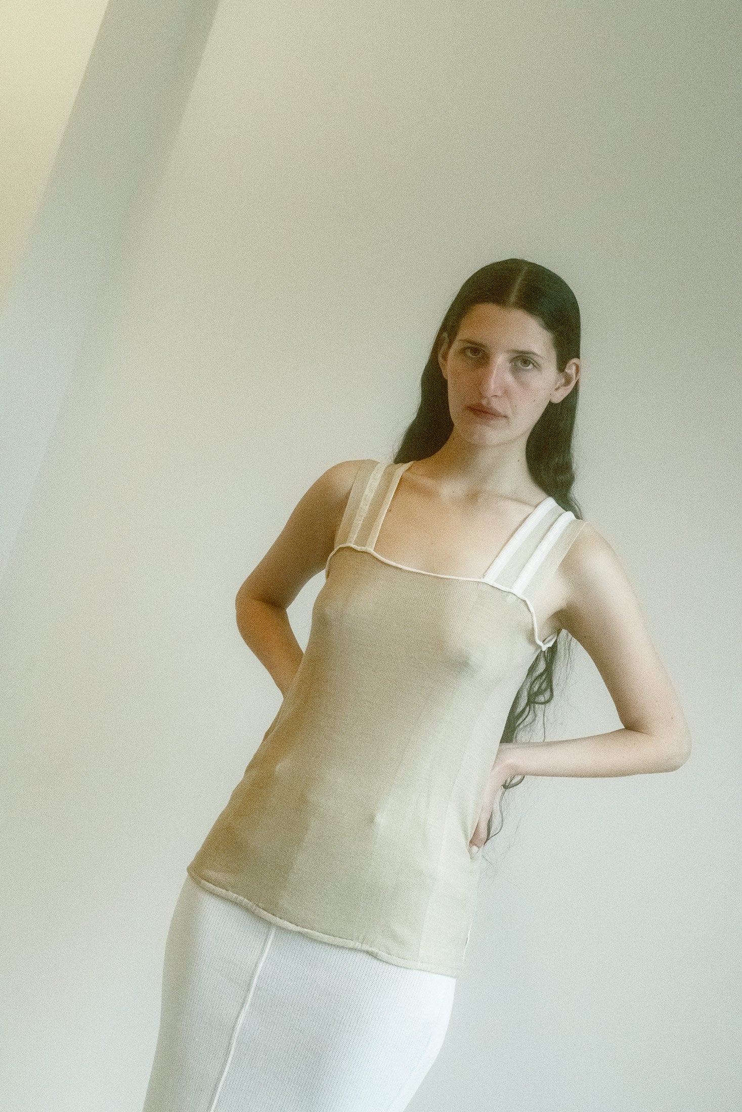 PRADA RIBBON KNIT TANK