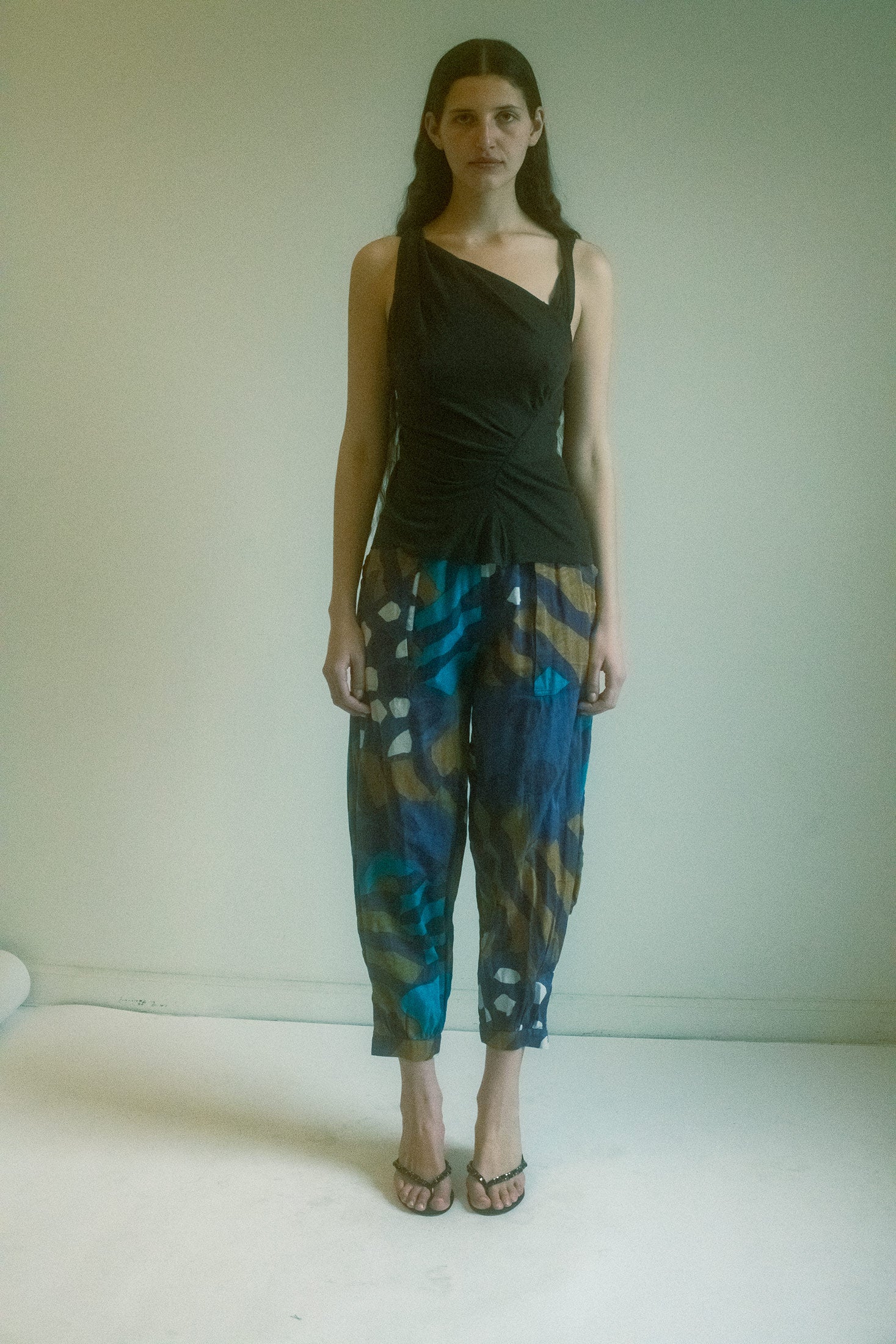 From the personal archive of Jade Lai, a pair of vintage parachute pants that feel less like clothing and more like a manifesto.