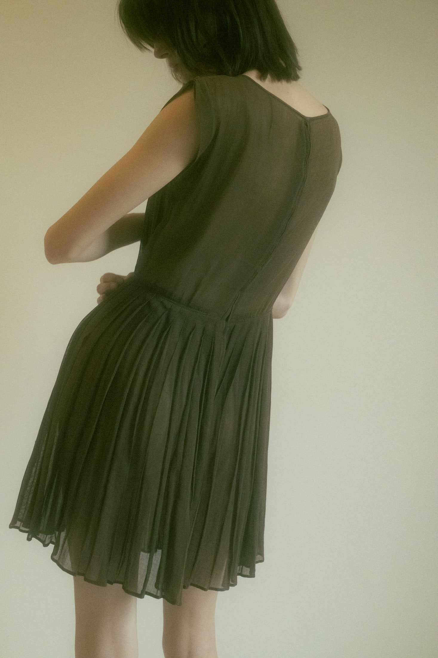 PLEATED DRESS