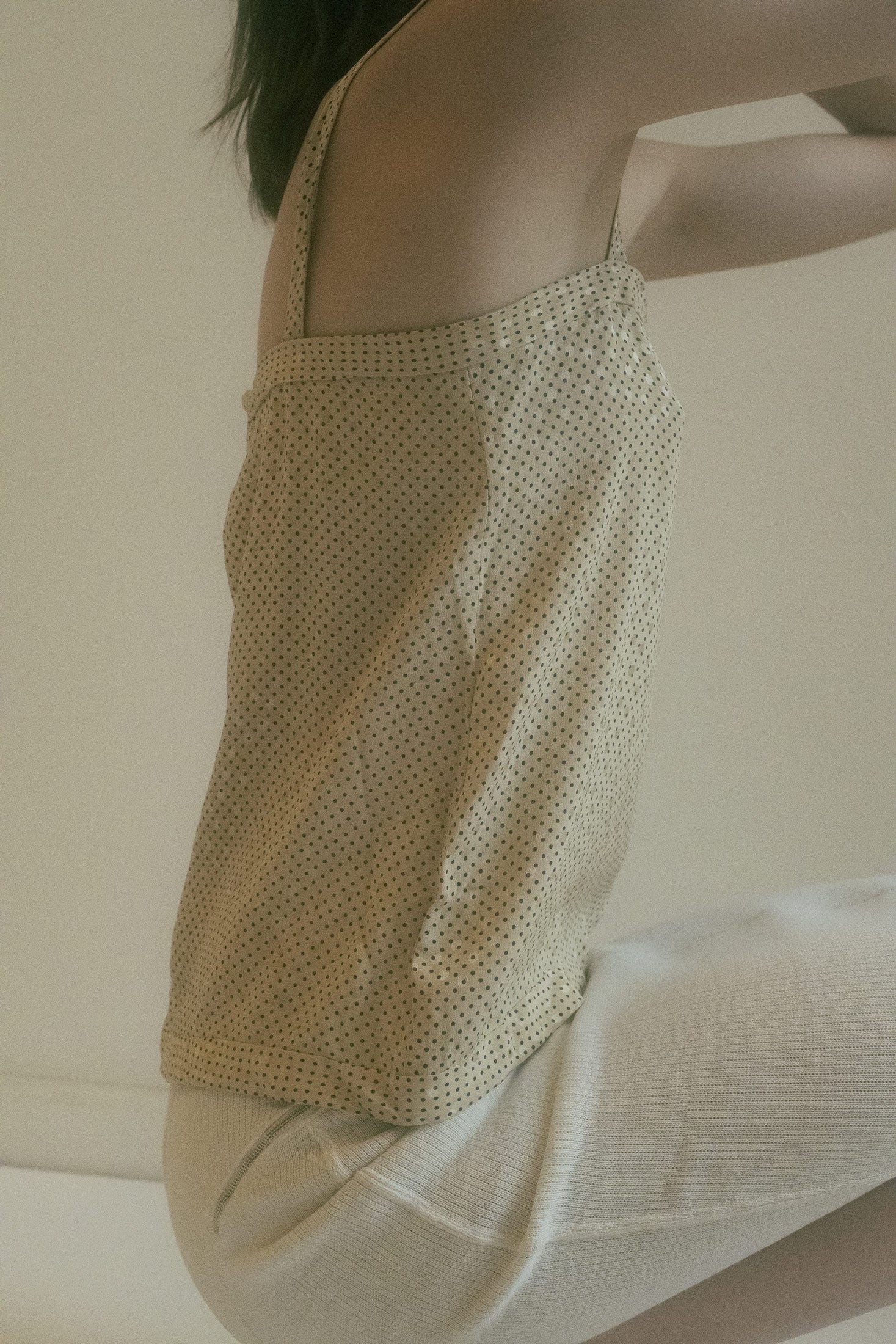 Its ethereal quality evokes a sense of grace and ease, making it the timeless addition to your wardrobe.