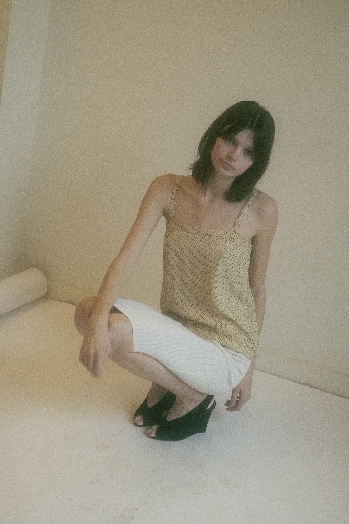 The Boxy Tank with Keyhole Back is a captivating fusion of effortless style and intriguing detail.