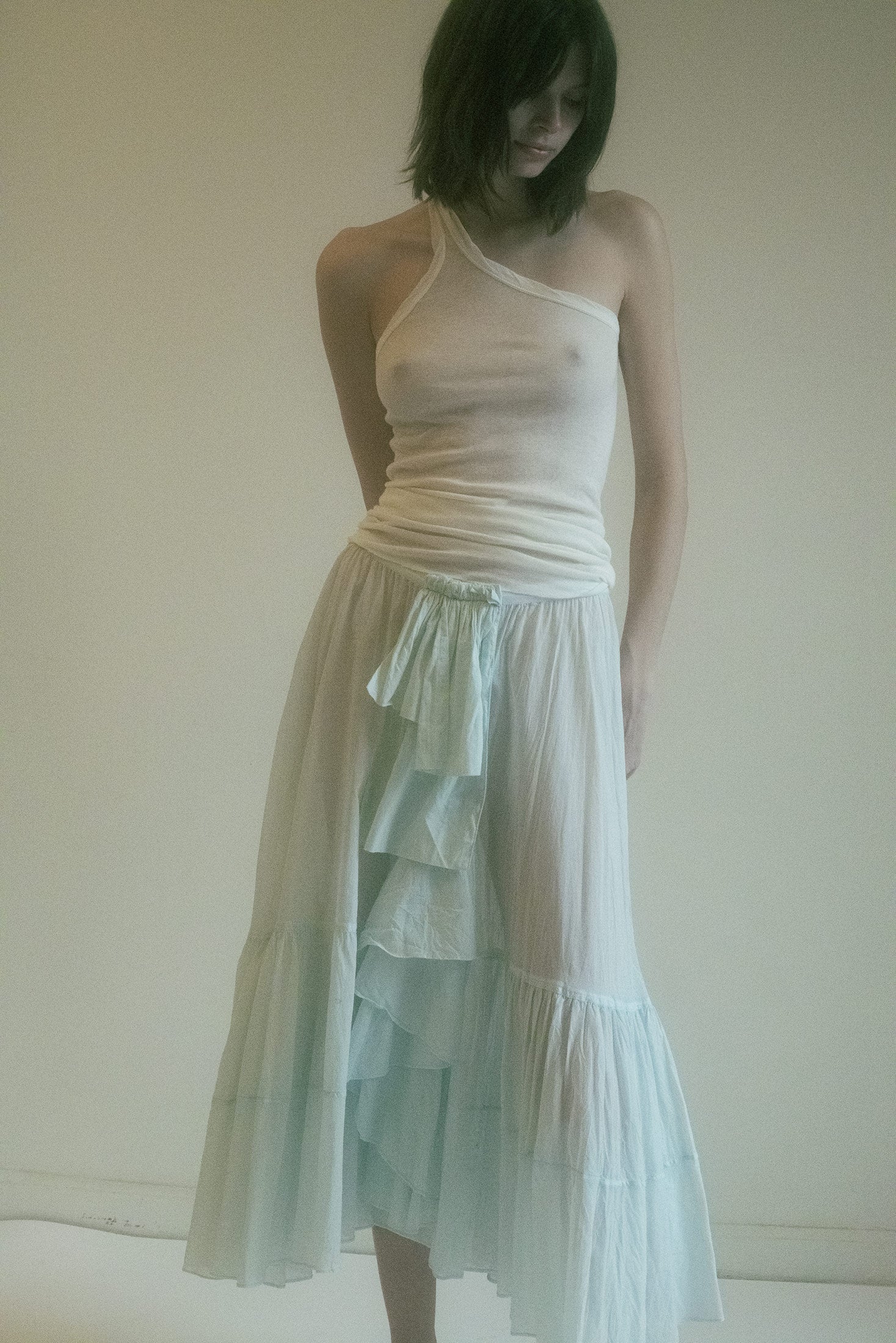 RICK OWENS ONE SHOULDER TANK