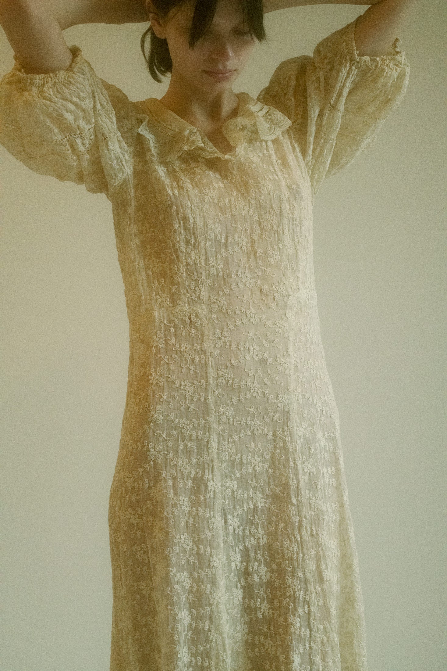 The Perfect Antique Dress is a harmonious blend of vintage romance and modern allure.