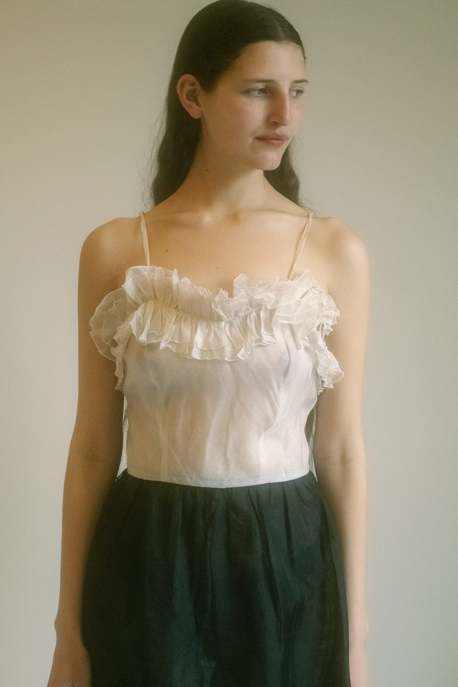 White on top, black on bottom, an elegant juxtaposition—a study in opposites, but not quite.
