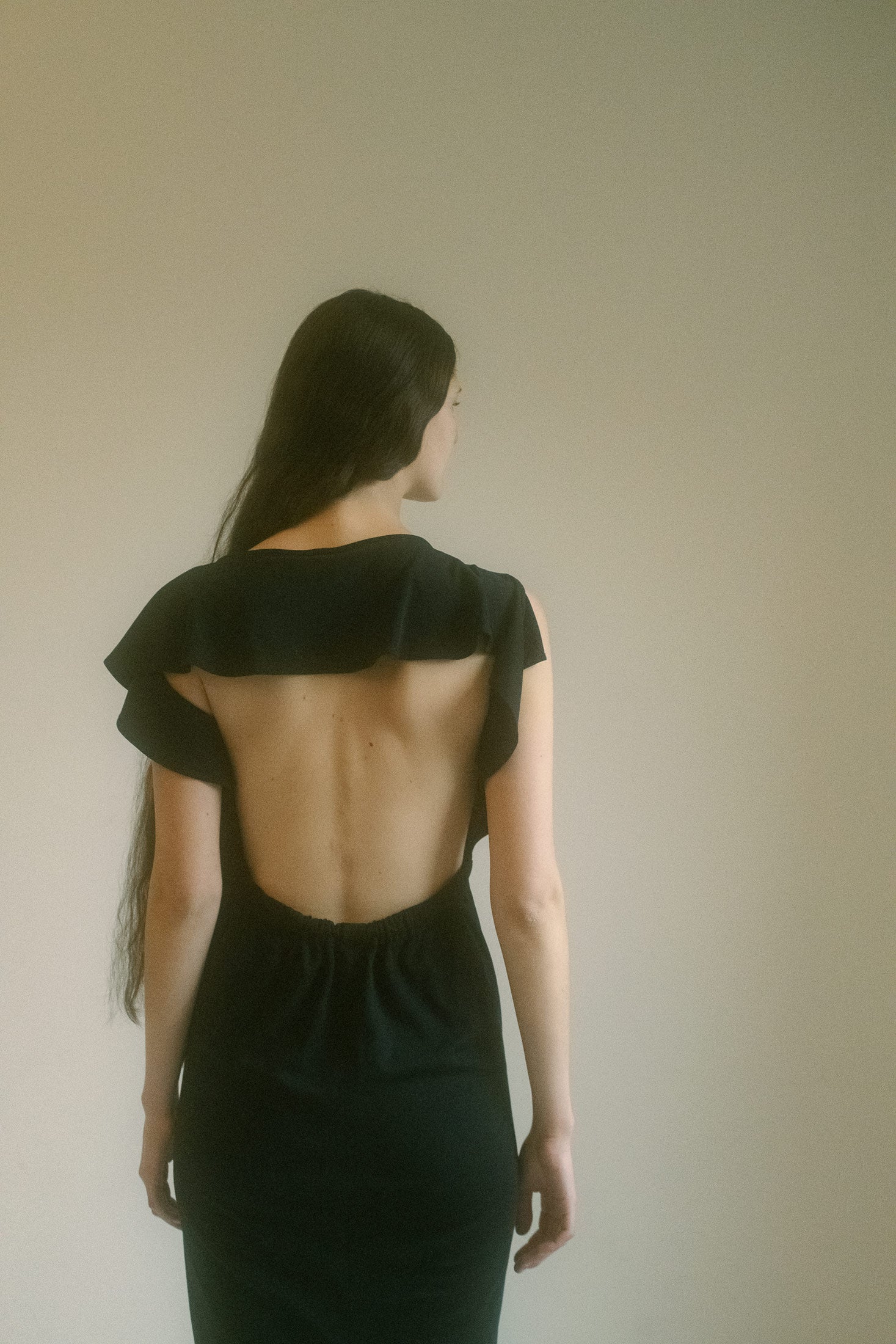 The Maria Cornejo Ruffle Dress is the epitome of refined sensuality.