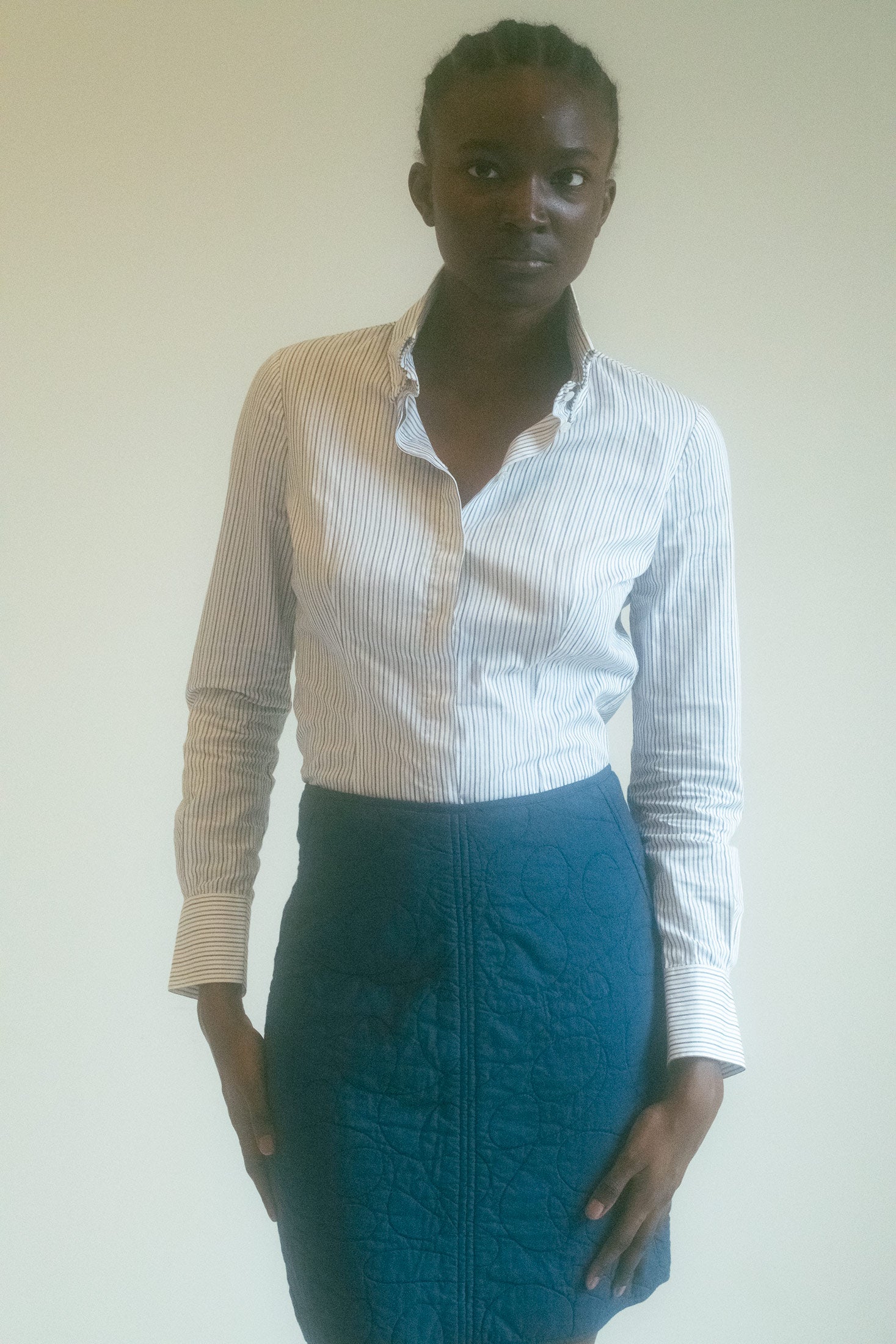 High-waisted, yes—but it’s not just about fit. It’s about the confidence of a woman who knows her shape, knows her silhouette.