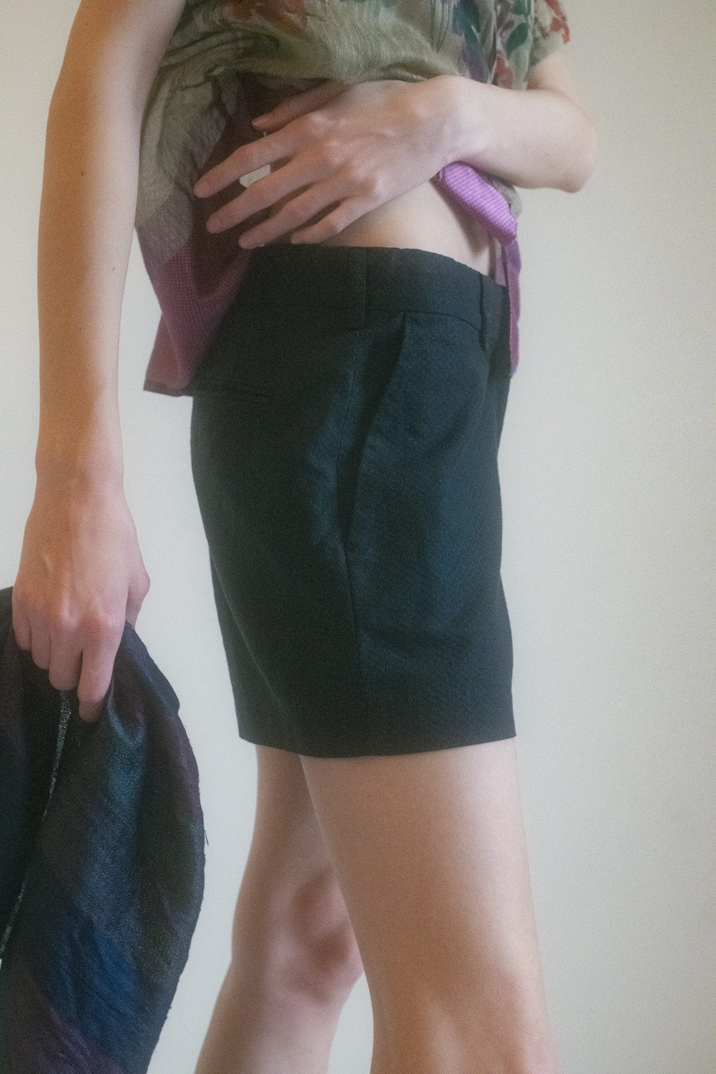 DRIES VAN NOTEN TEXTURED SHORTS