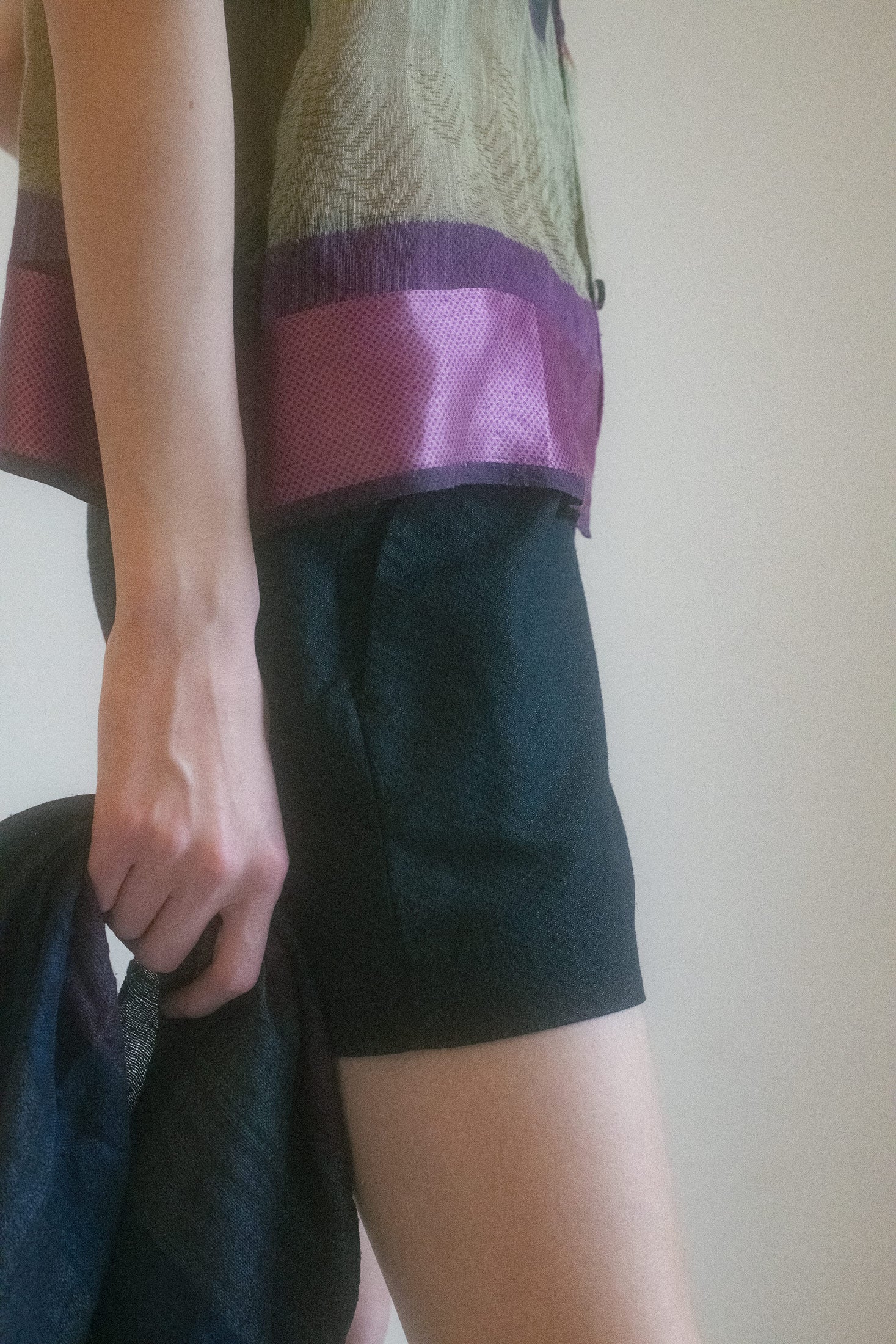 DRIES VAN NOTEN TEXTURED SHORTS