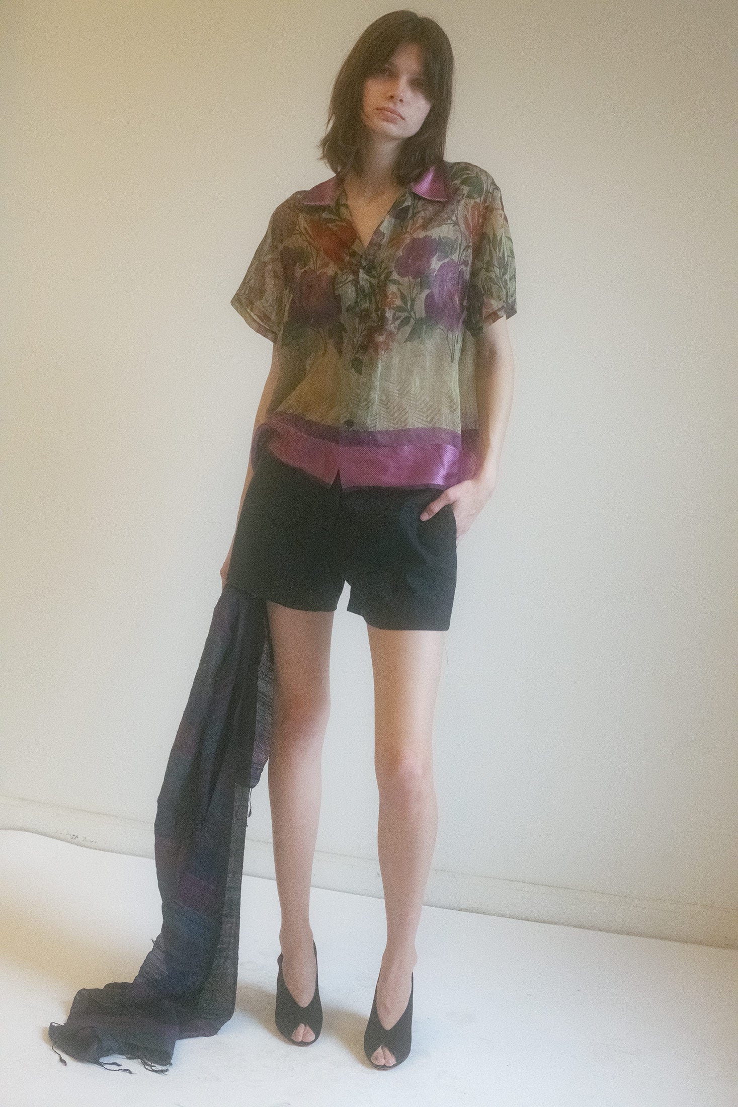 From the archive of Jade Lai, a pair of vintage Dries Van Noten shorts that whisper restraint but seduce with texture.