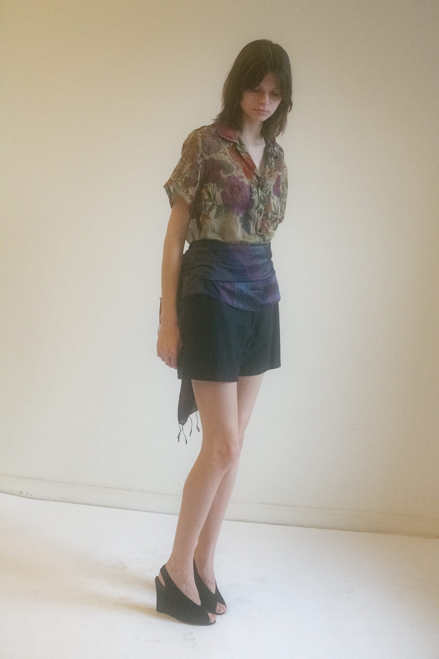 DRIES VAN NOTEN TEXTURED SHORTS