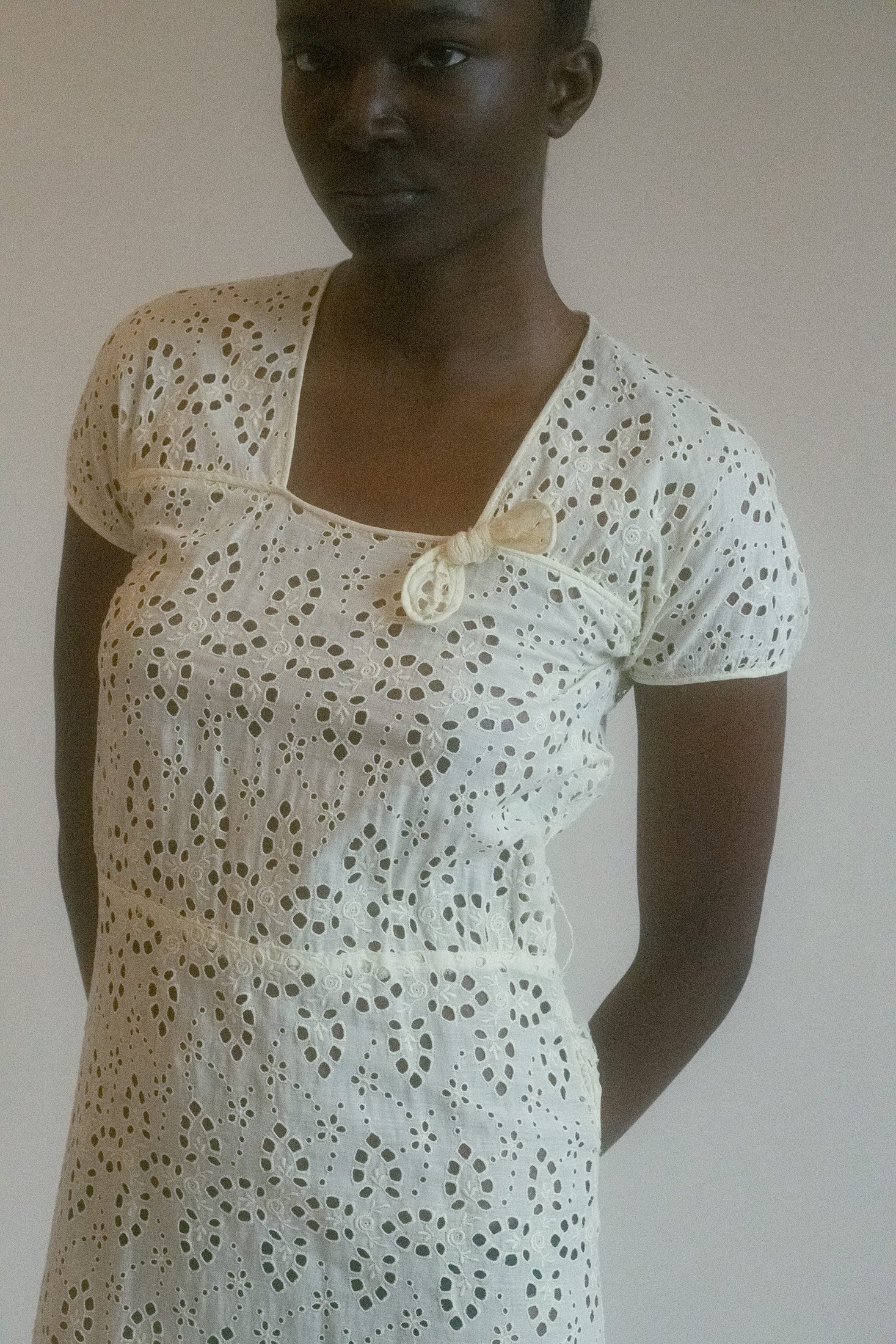 ANTIQUE EYELET DRESS