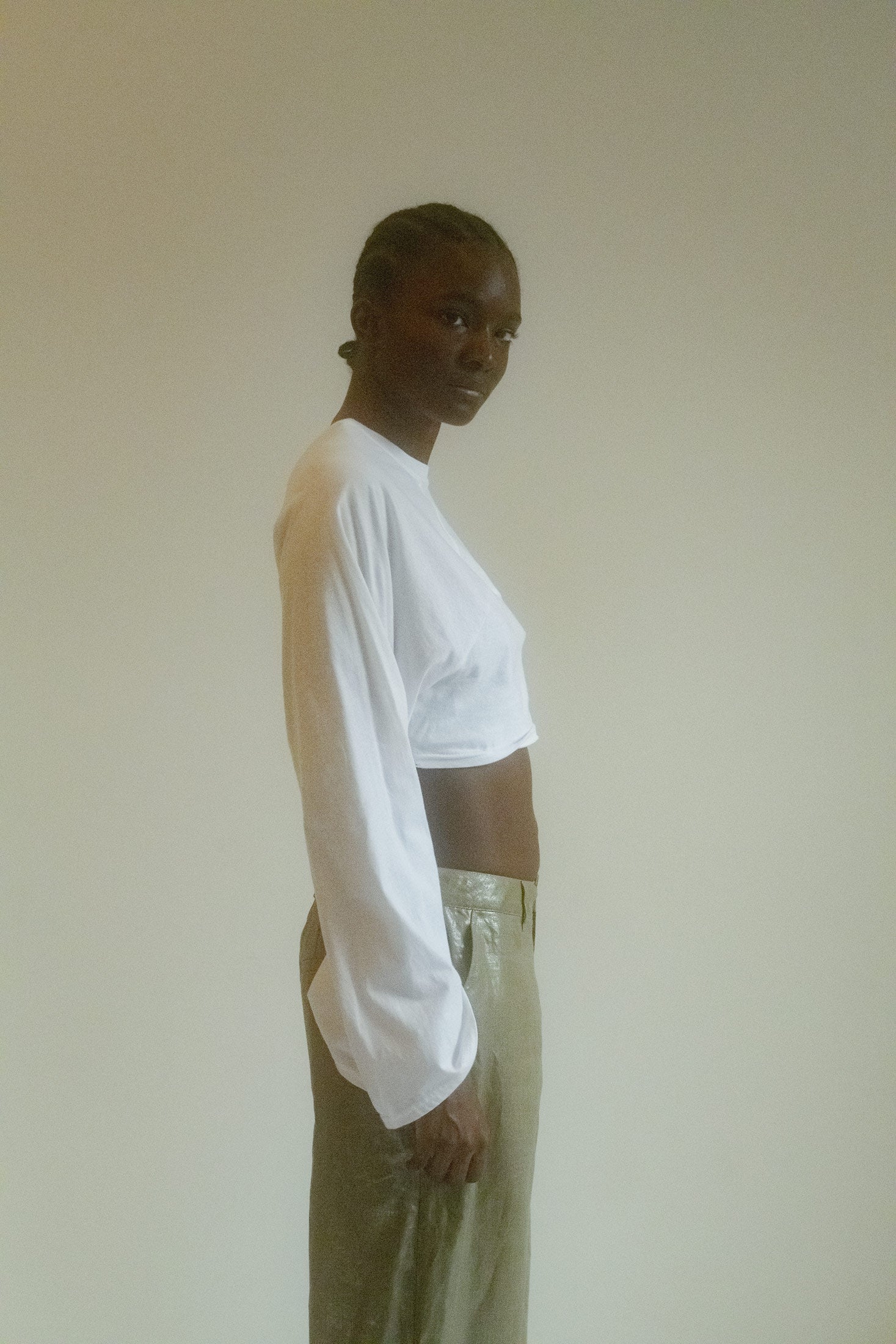 REWORKED LONG SLEEVE CROP TOP