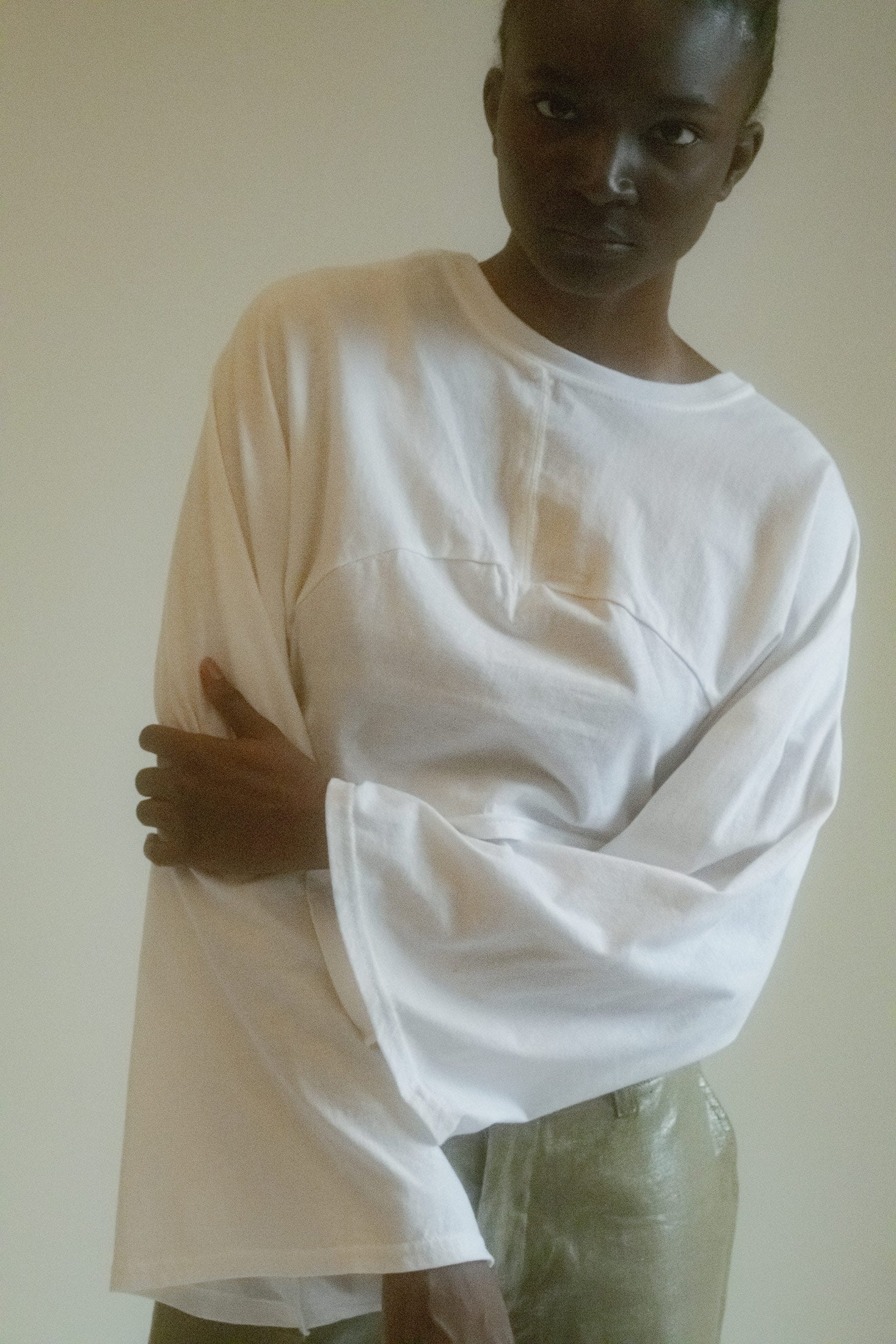 REWORKED LONG SLEEVE CROP TOP