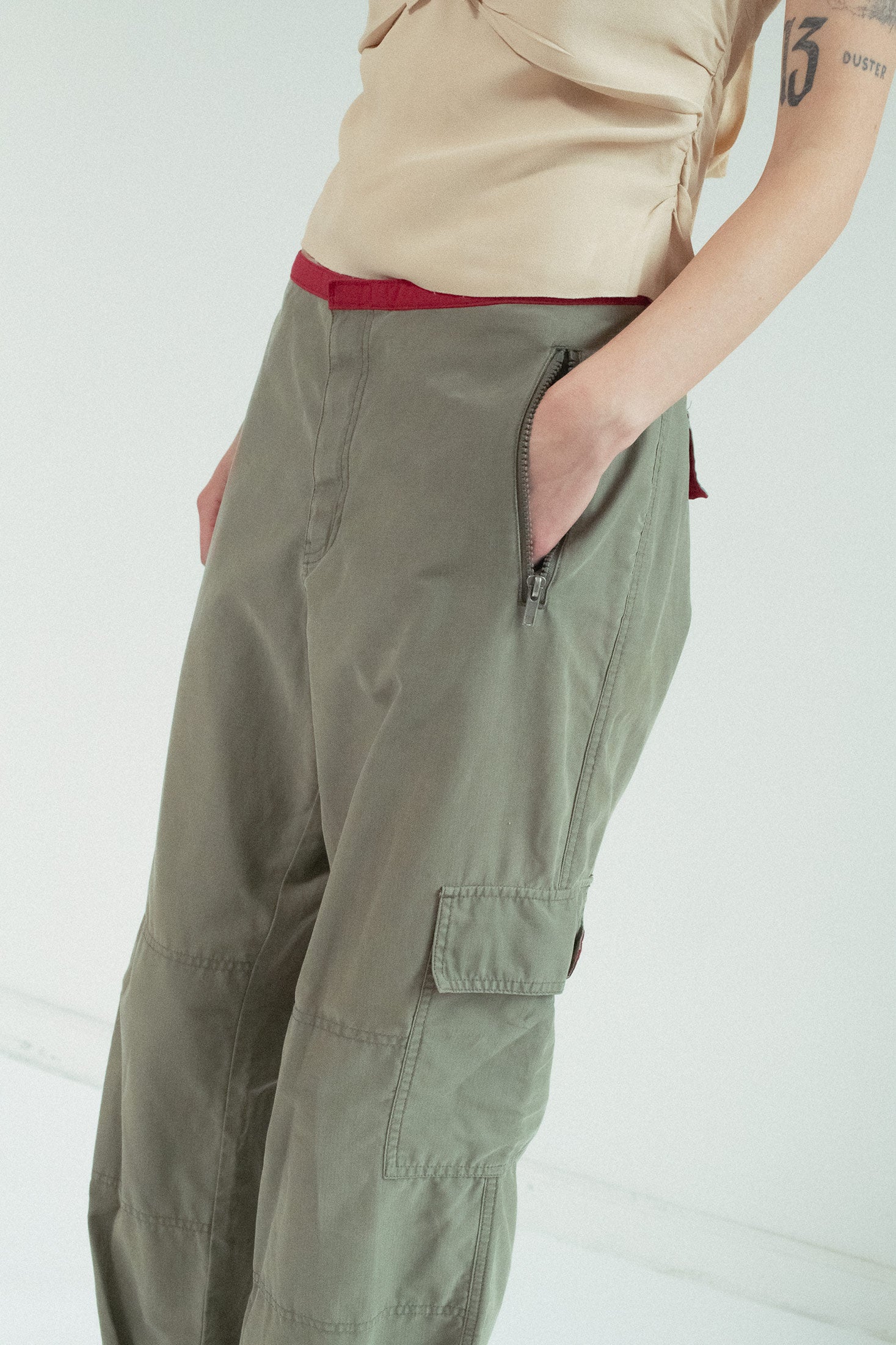 ABERCROMBIE & FITCH, VELCRO CARGO PANTS