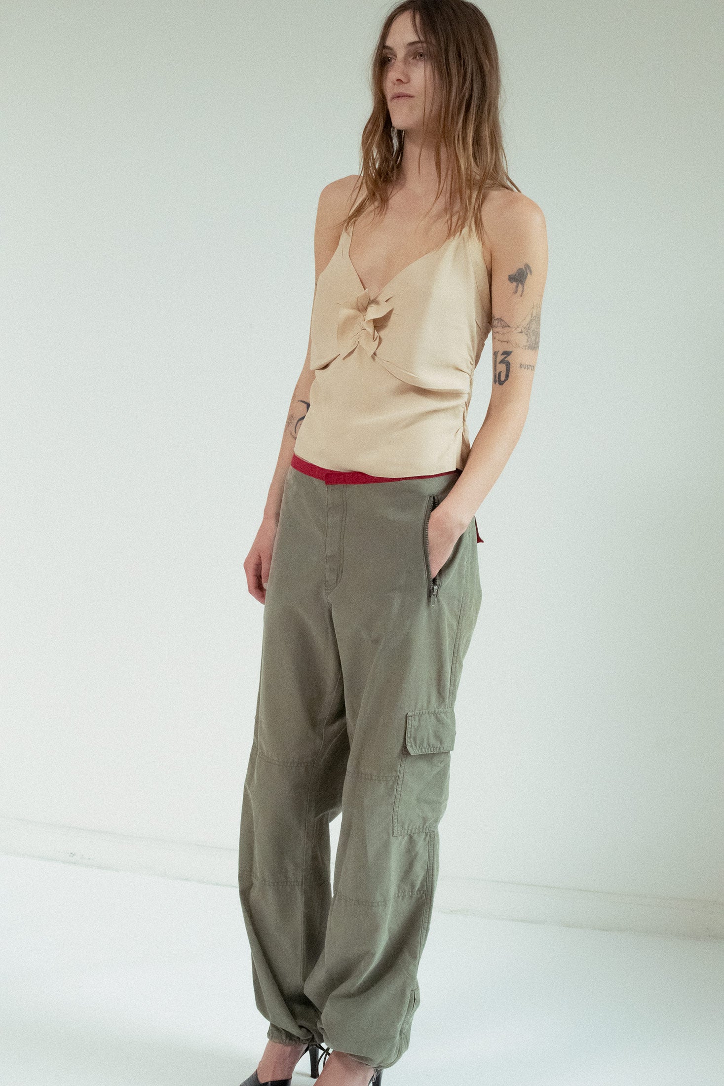 ABERCROMBIE & FITCH, VELCRO CARGO PANTS