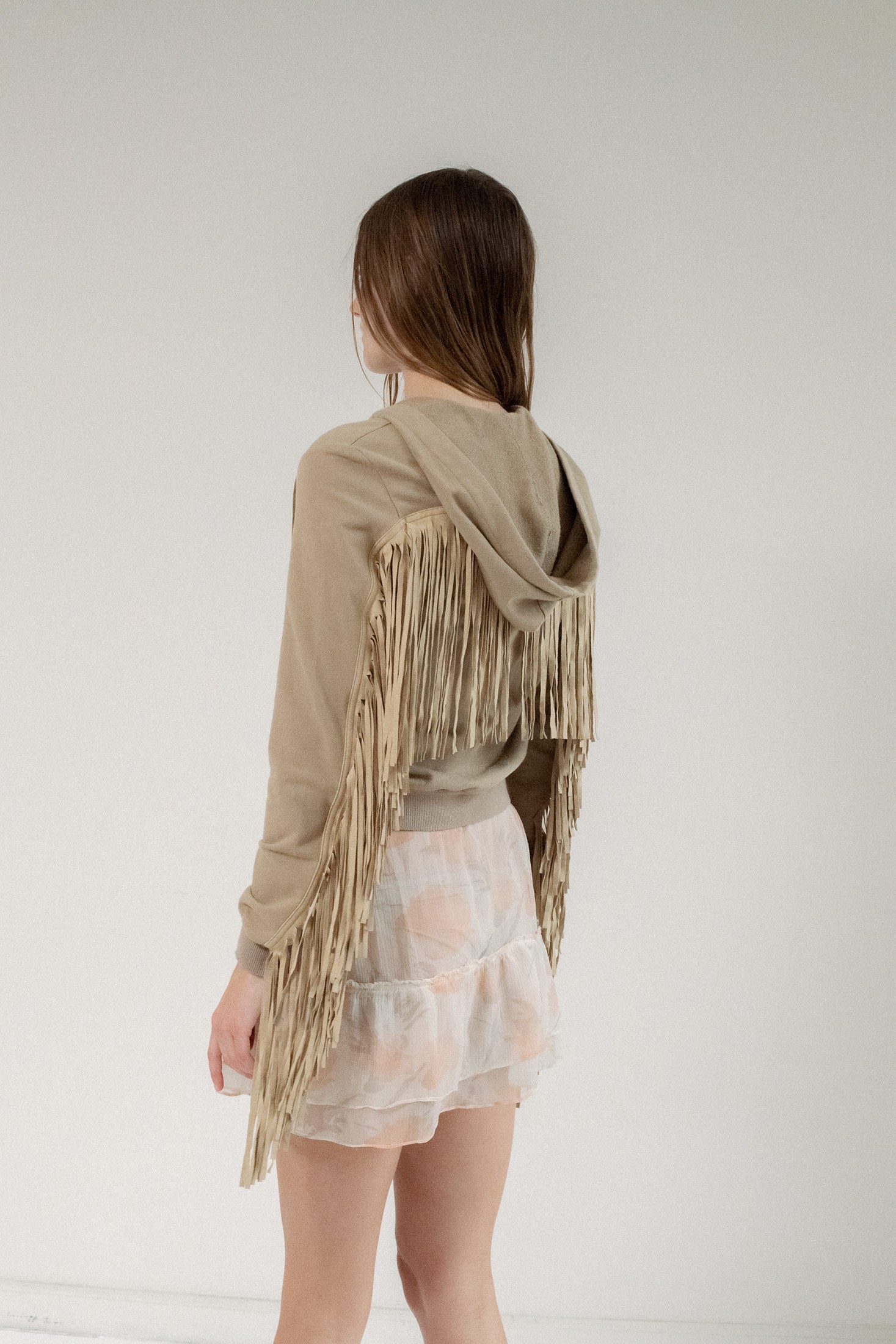 D&G, FRINGE SWEATSHIRT