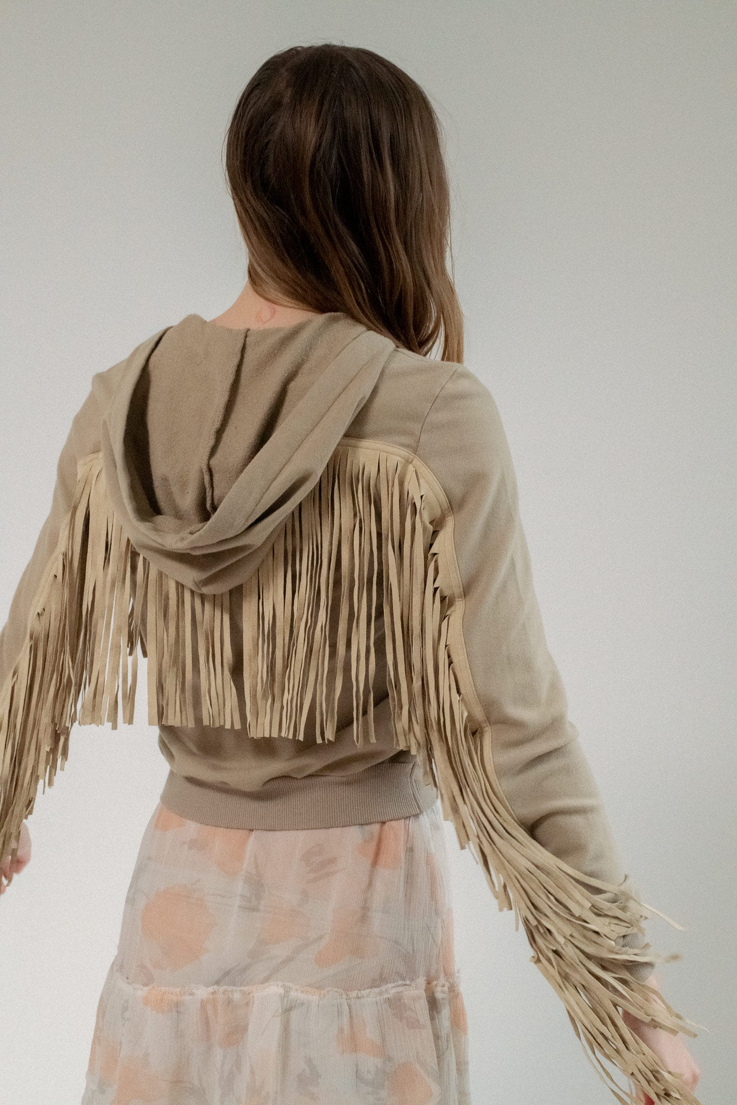 D&G, FRINGE SWEATSHIRT