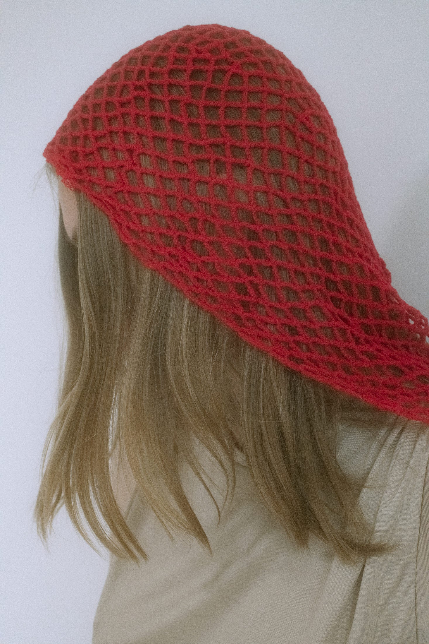 A one-of-a-kind sample meant to be worn like a halo, or a dare.