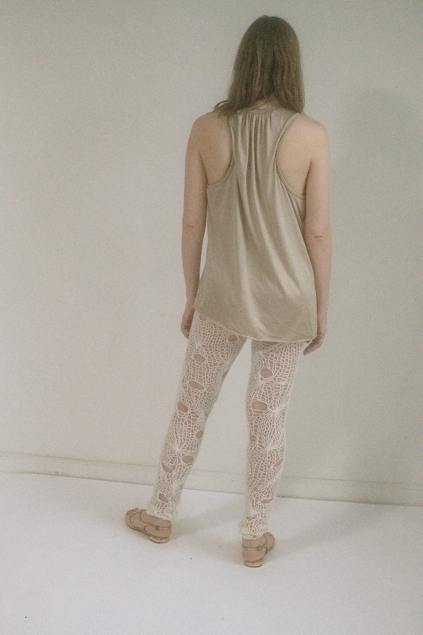 Made in New York with a soft elastic waistband and a semi-sheer white hue that suggests innocence with a wink.