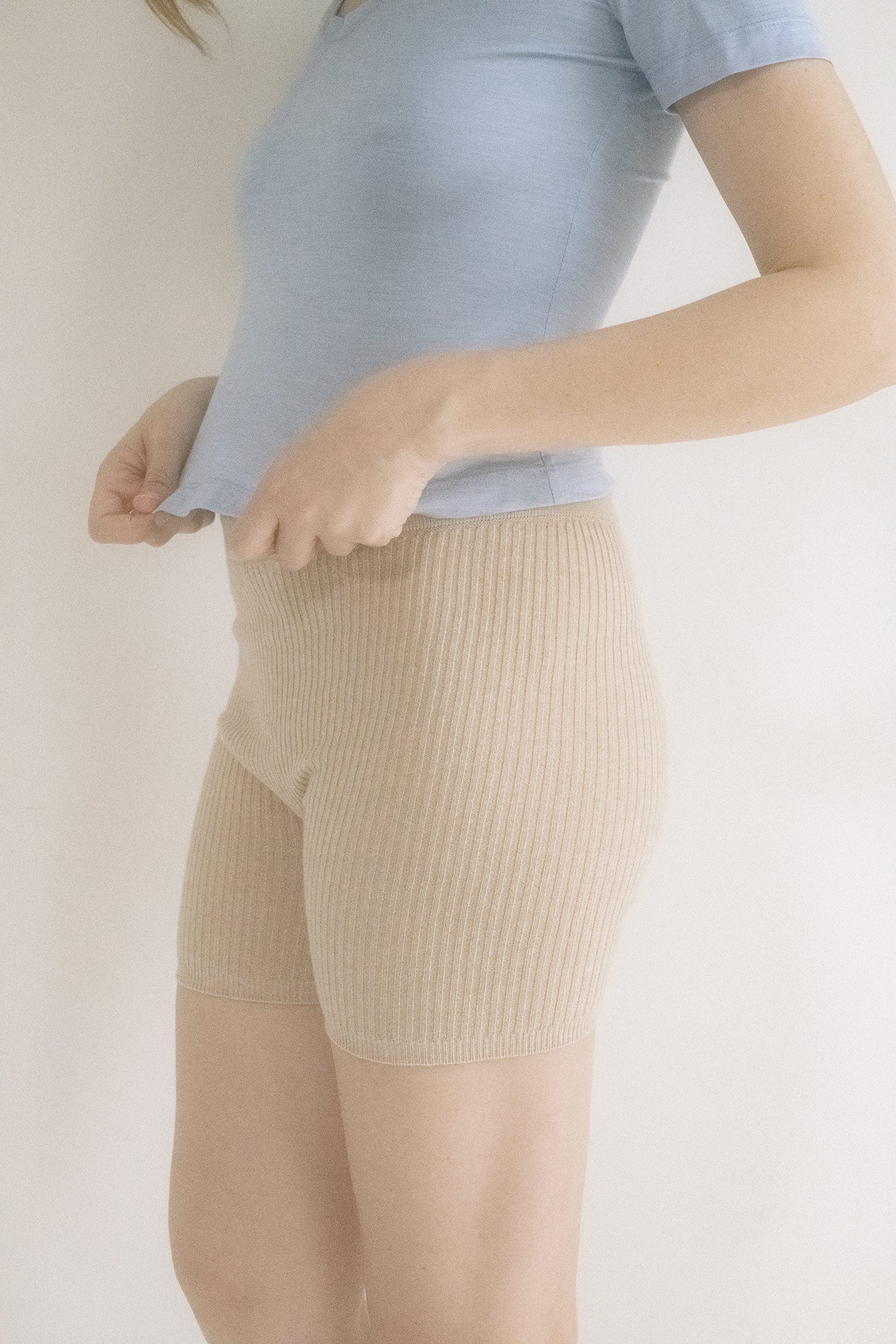 KNIT BIKE SHORT