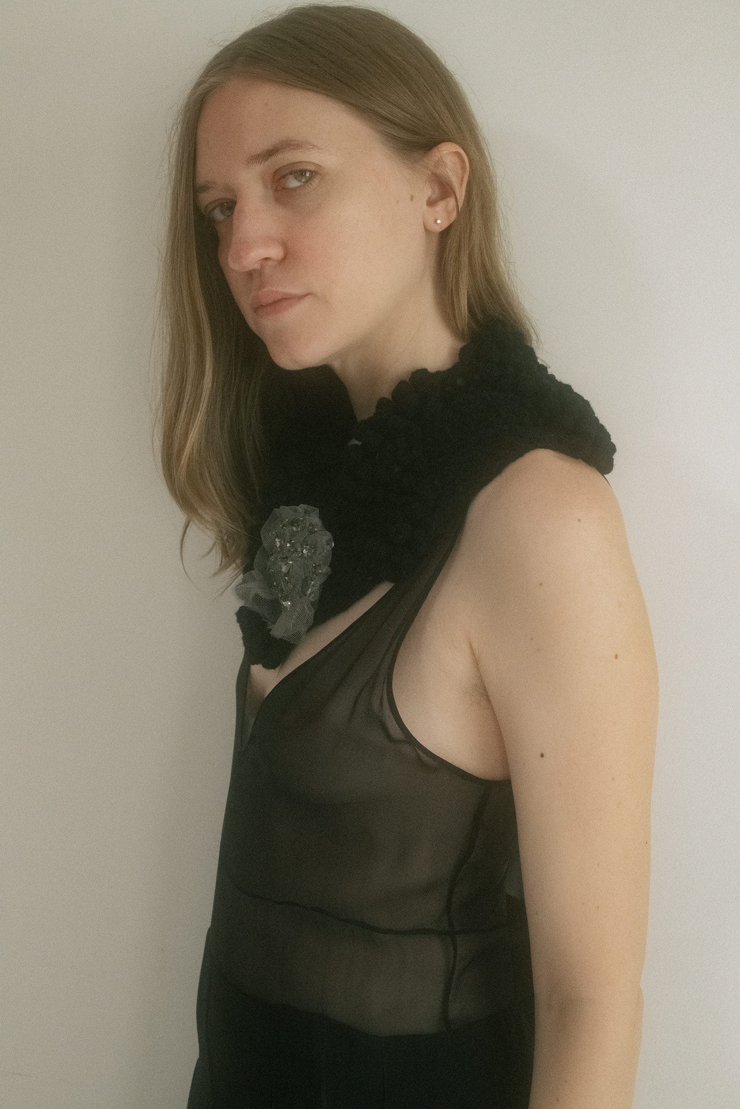 KNIT COLLARETTE