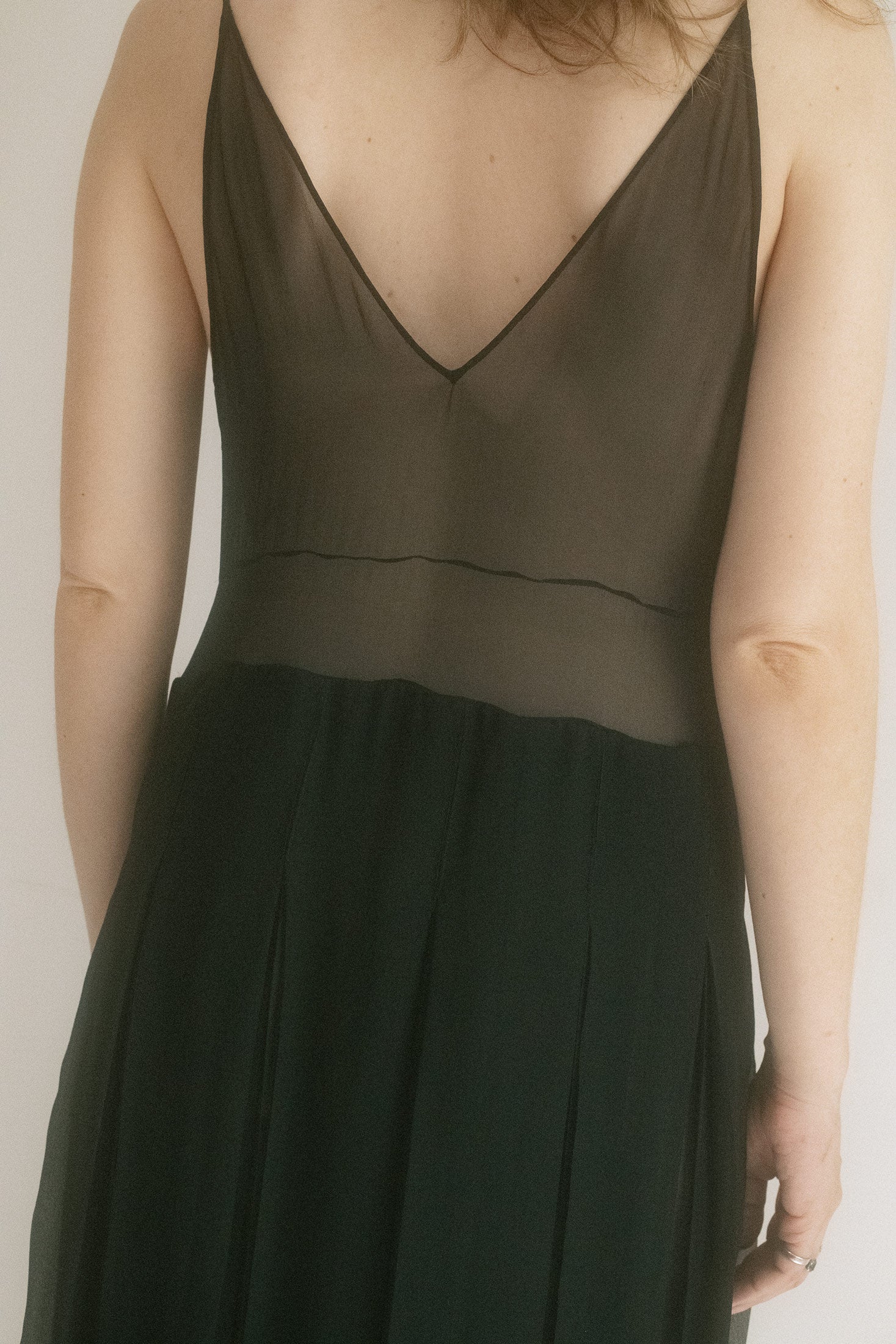 SILK CHIFFON DRESS