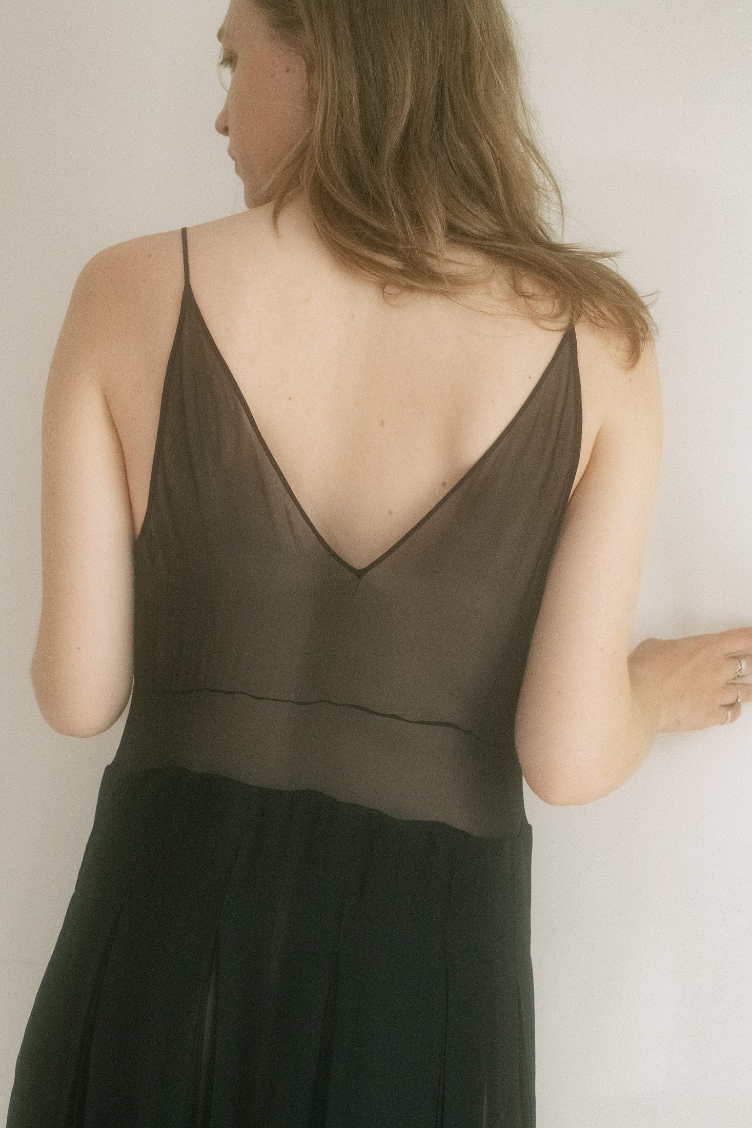 SILK CHIFFON DRESS