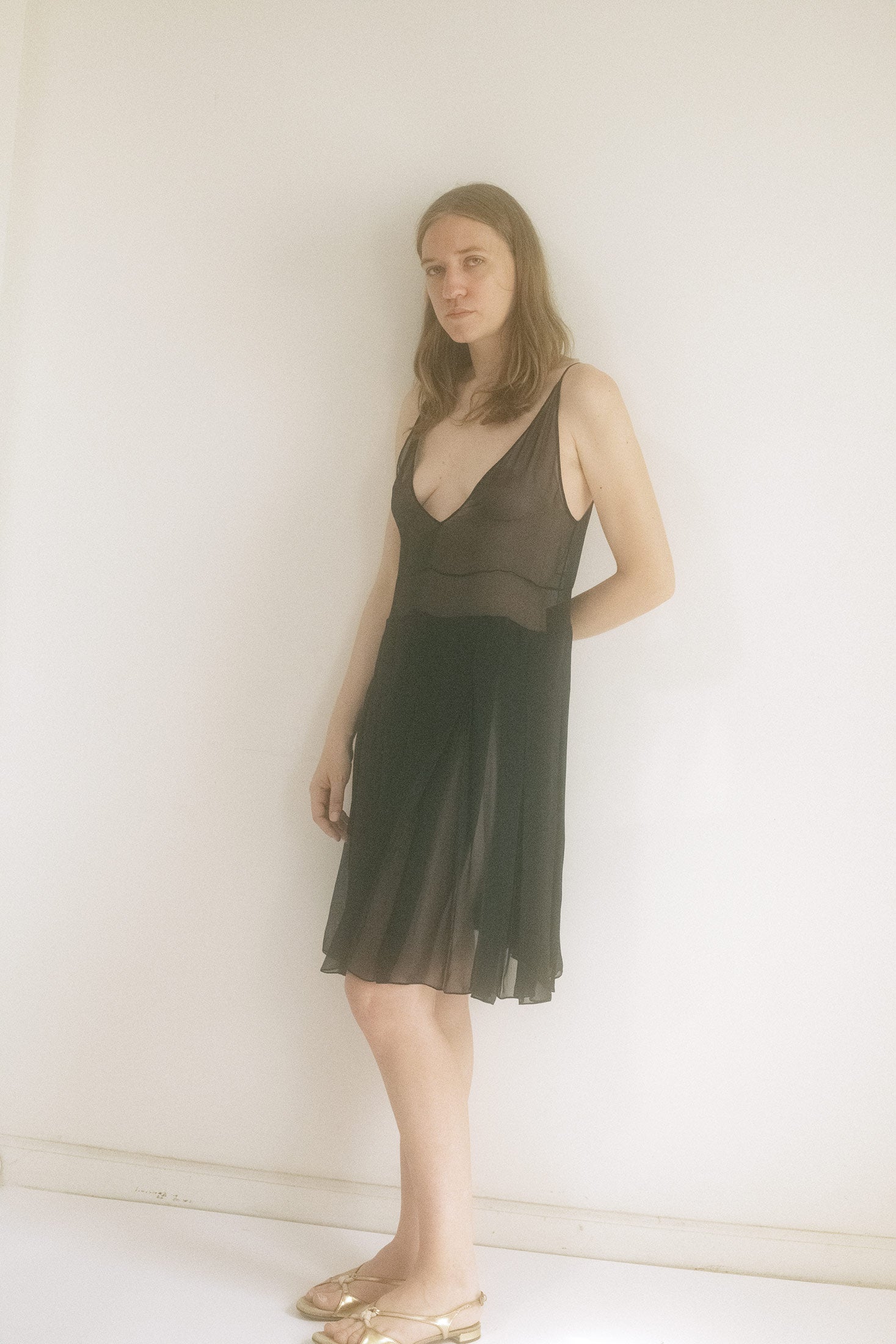 SILK CHIFFON DRESS