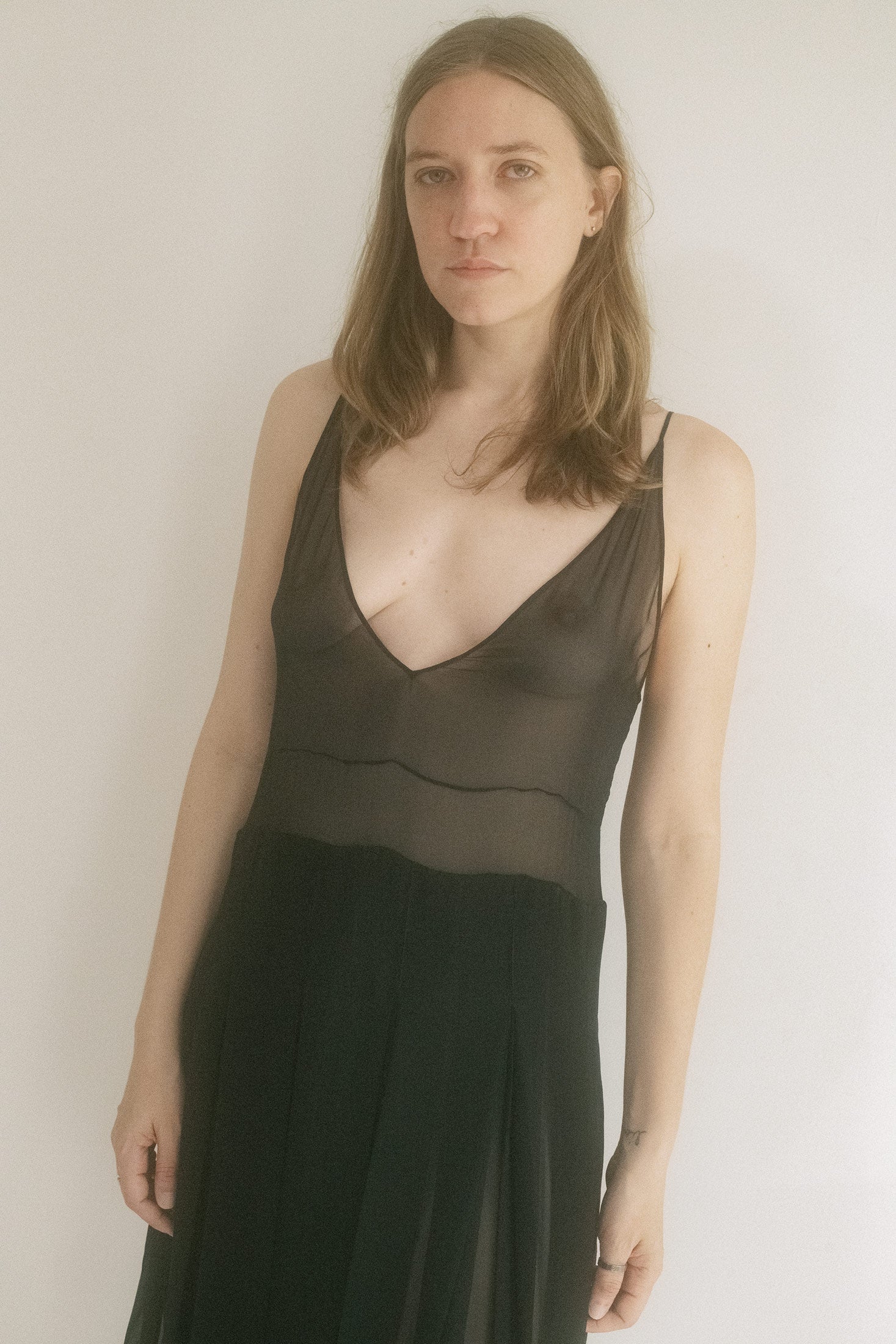 SILK CHIFFON DRESS