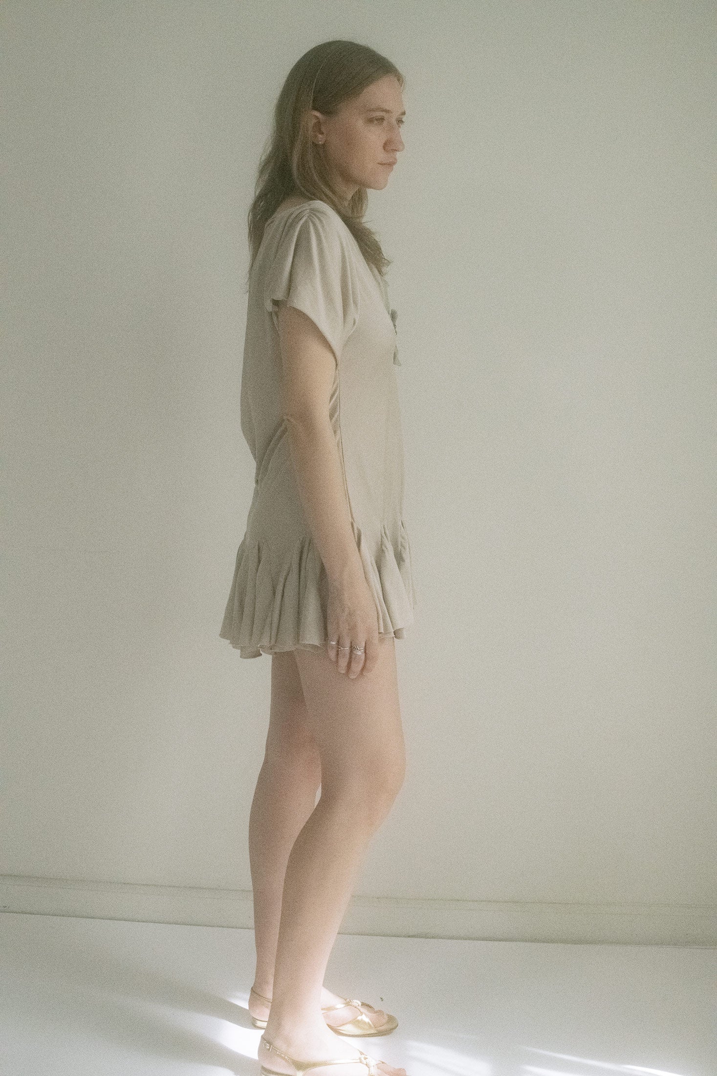 RUFFLE MINI DRESS