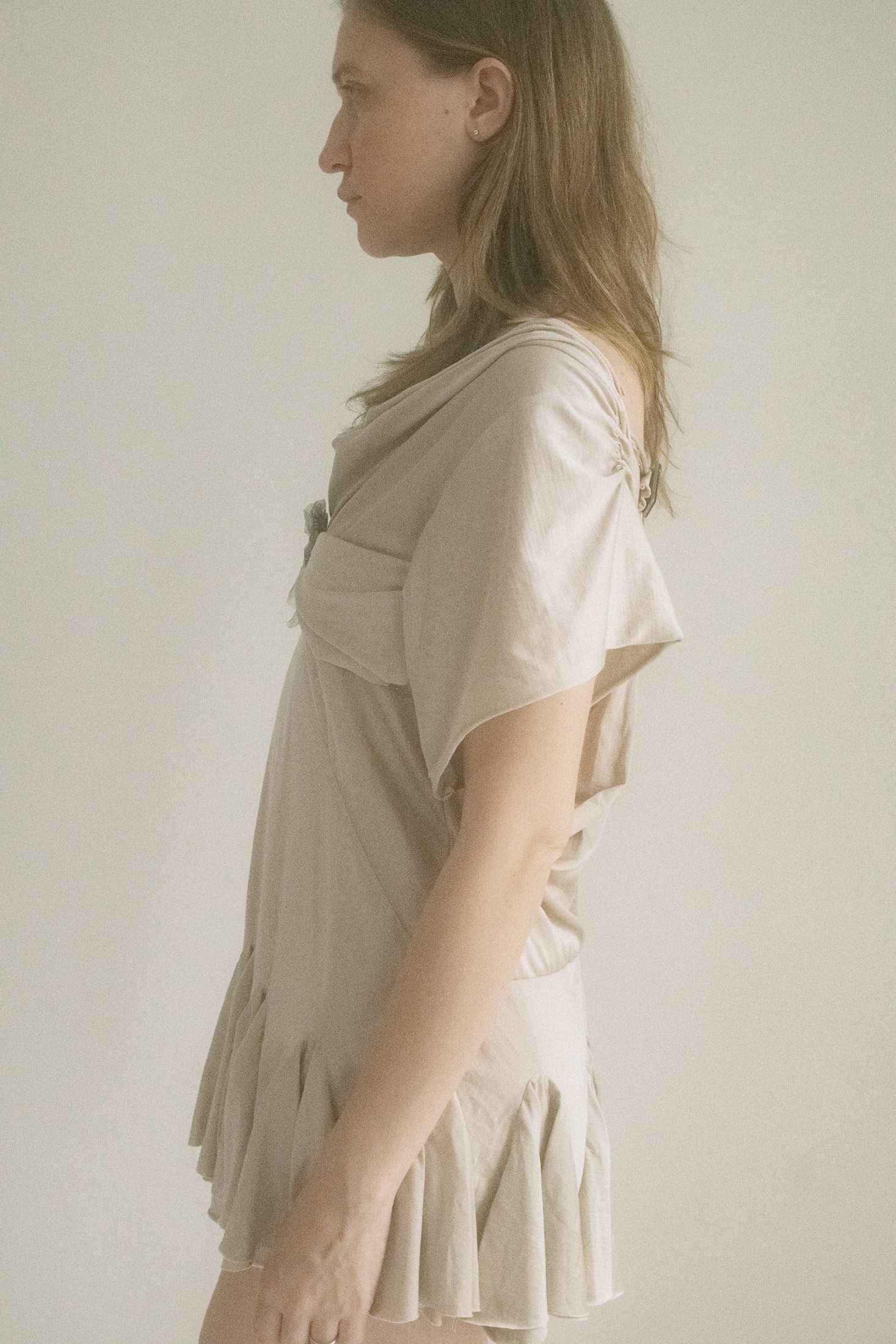 RUFFLE MINI DRESS