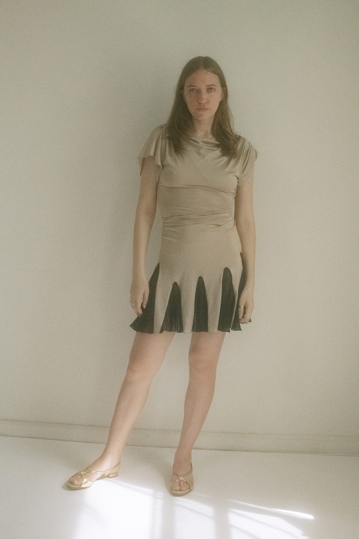 From Judy Turner, a dress with a split personality and no intention of choosing sides.