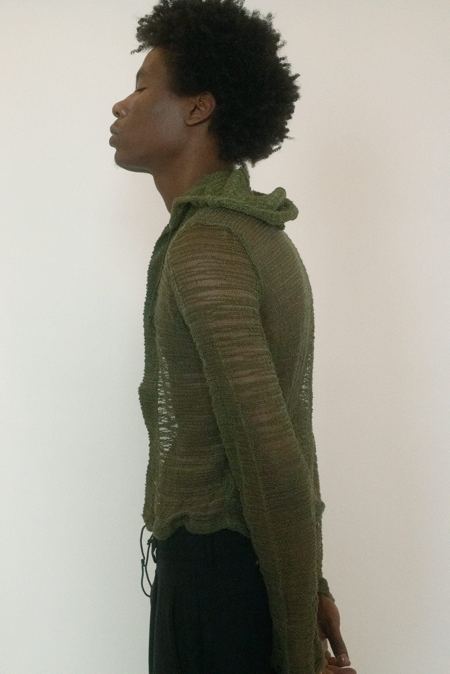VINTAGE, HOODED TOP