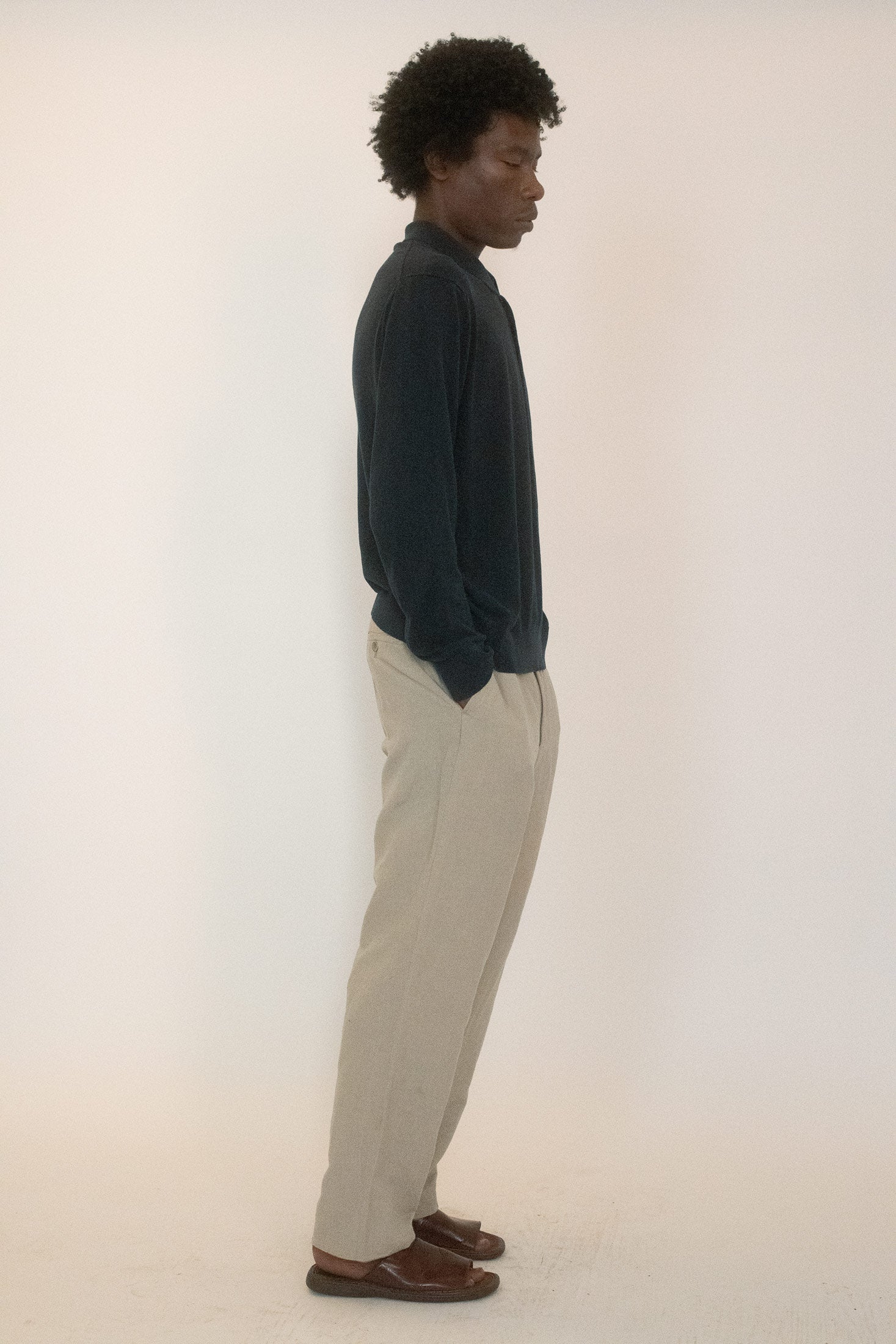 Unisex in style, it moves across categories with ease, part preppy uniform, part late-night seduction, depending on how it’s worn.