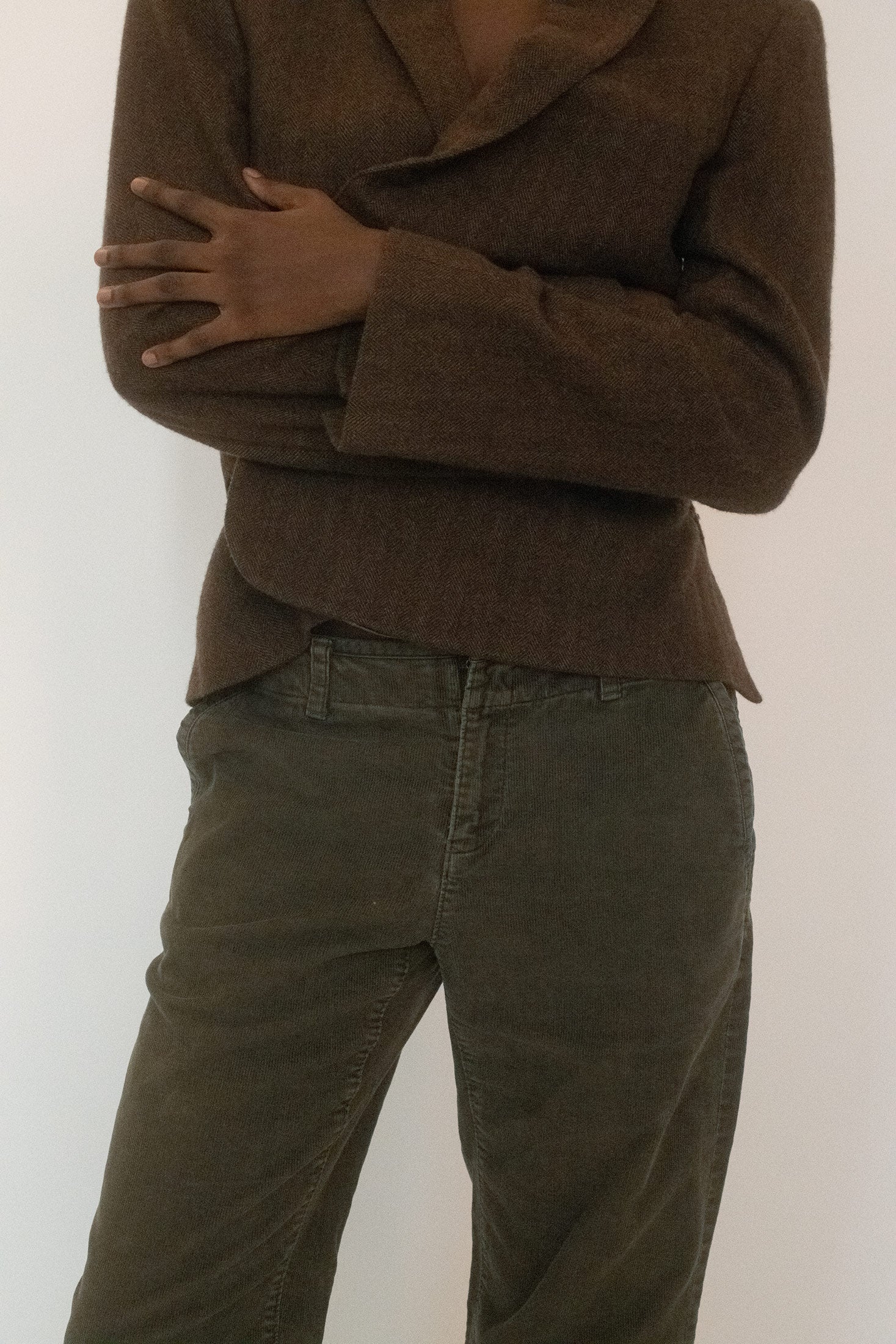 Corduroy as posture, as attitude, as seduction.