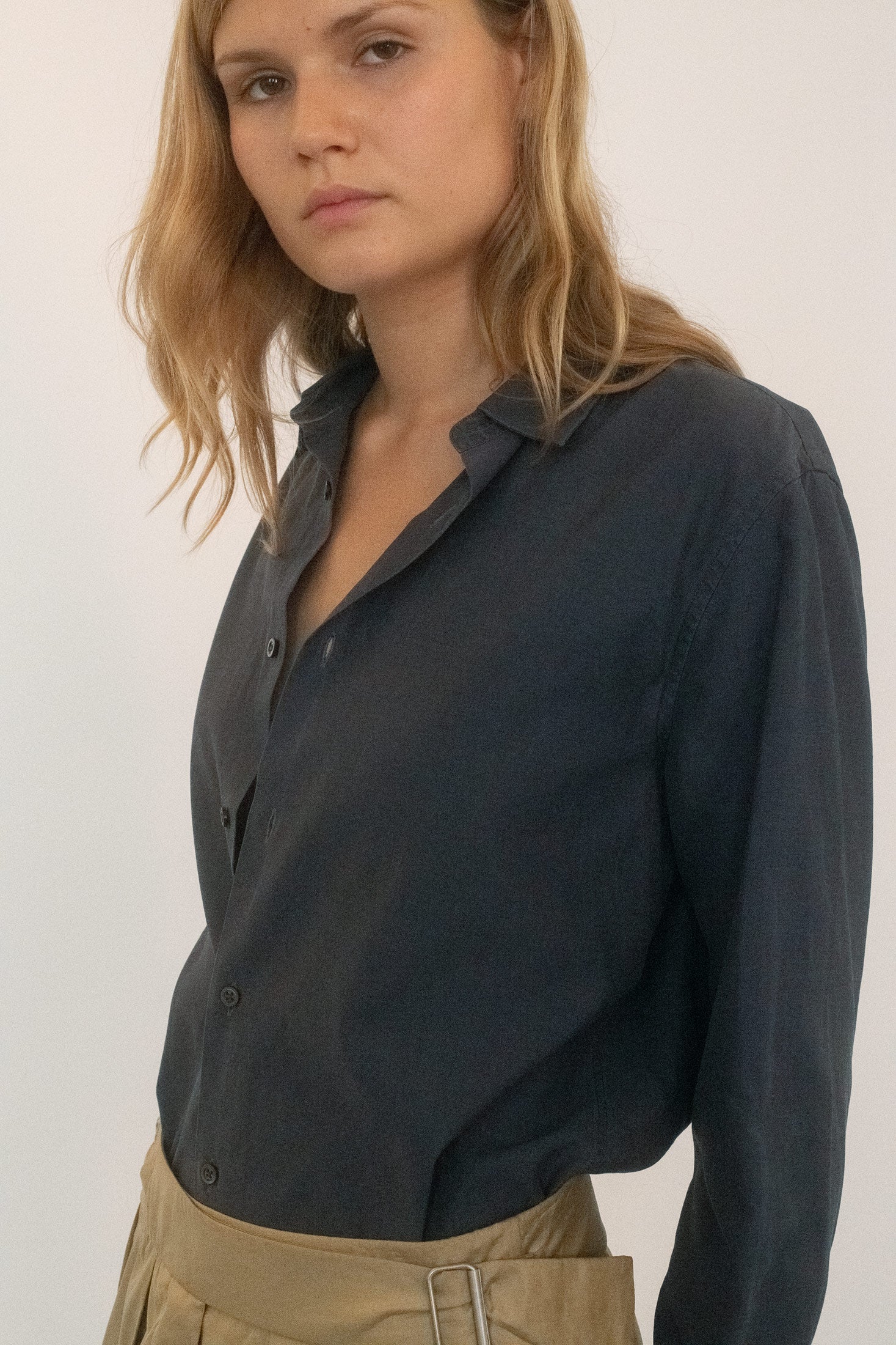 This Jil Sander button down sits in that liminal space between precision and ease.