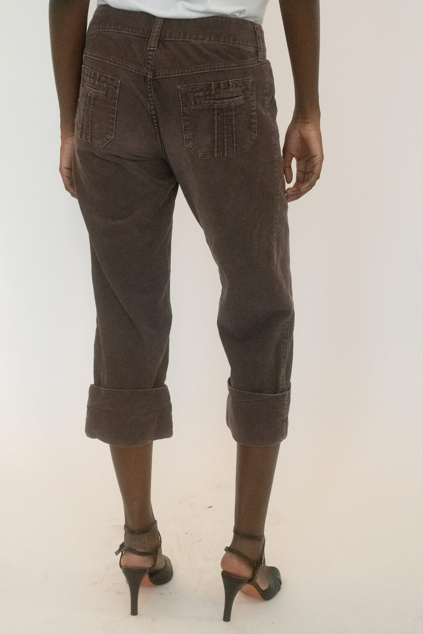 BANANA REPUBLIC, CORDUROY PEDAL PUSHERS