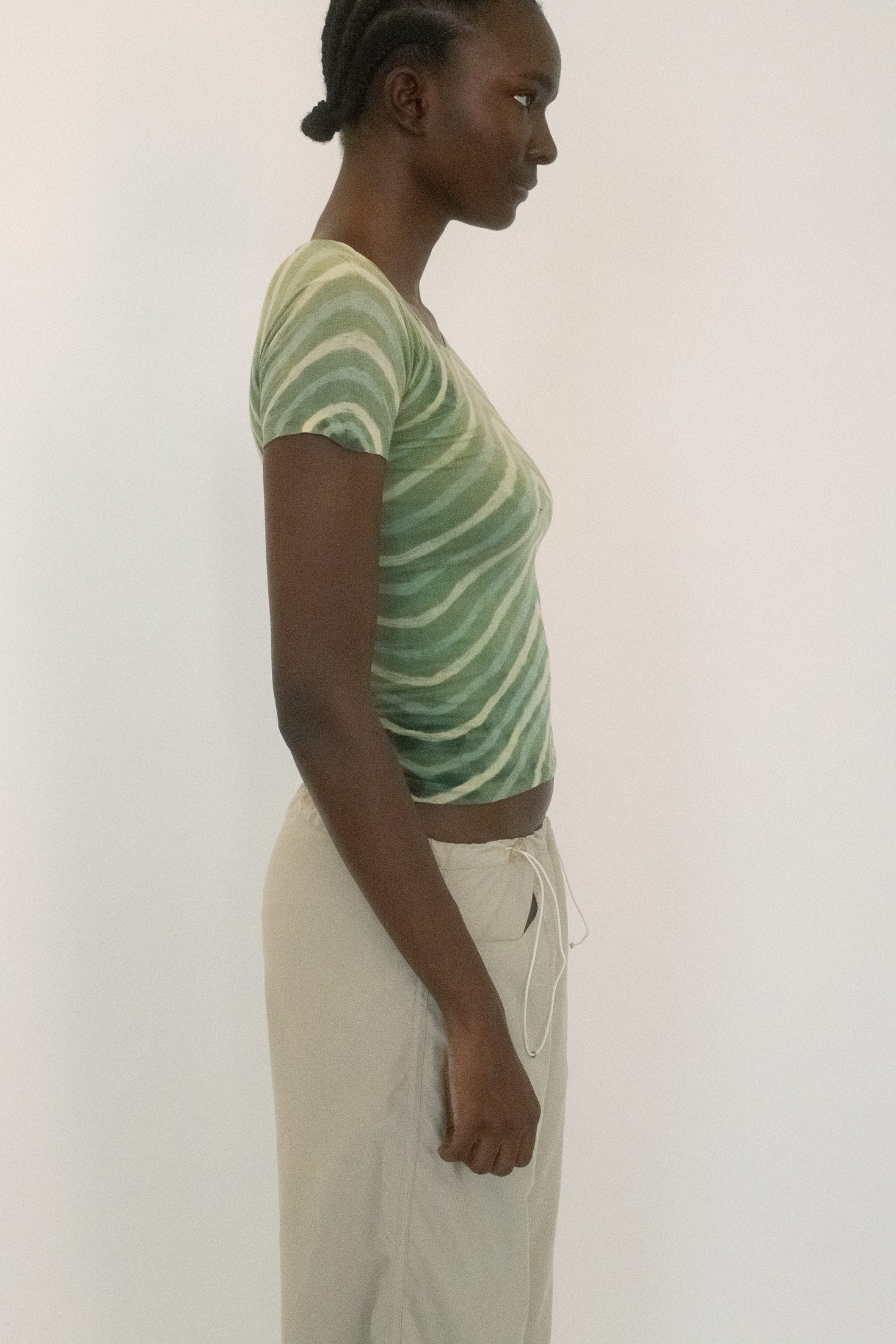VINTAGE, STRIPED BABY TEE