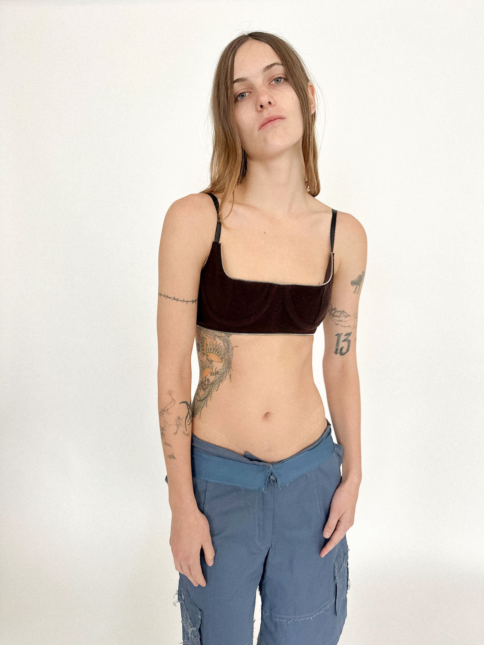 A bra top by Talia Byre, equal parts sculpture and seduction.