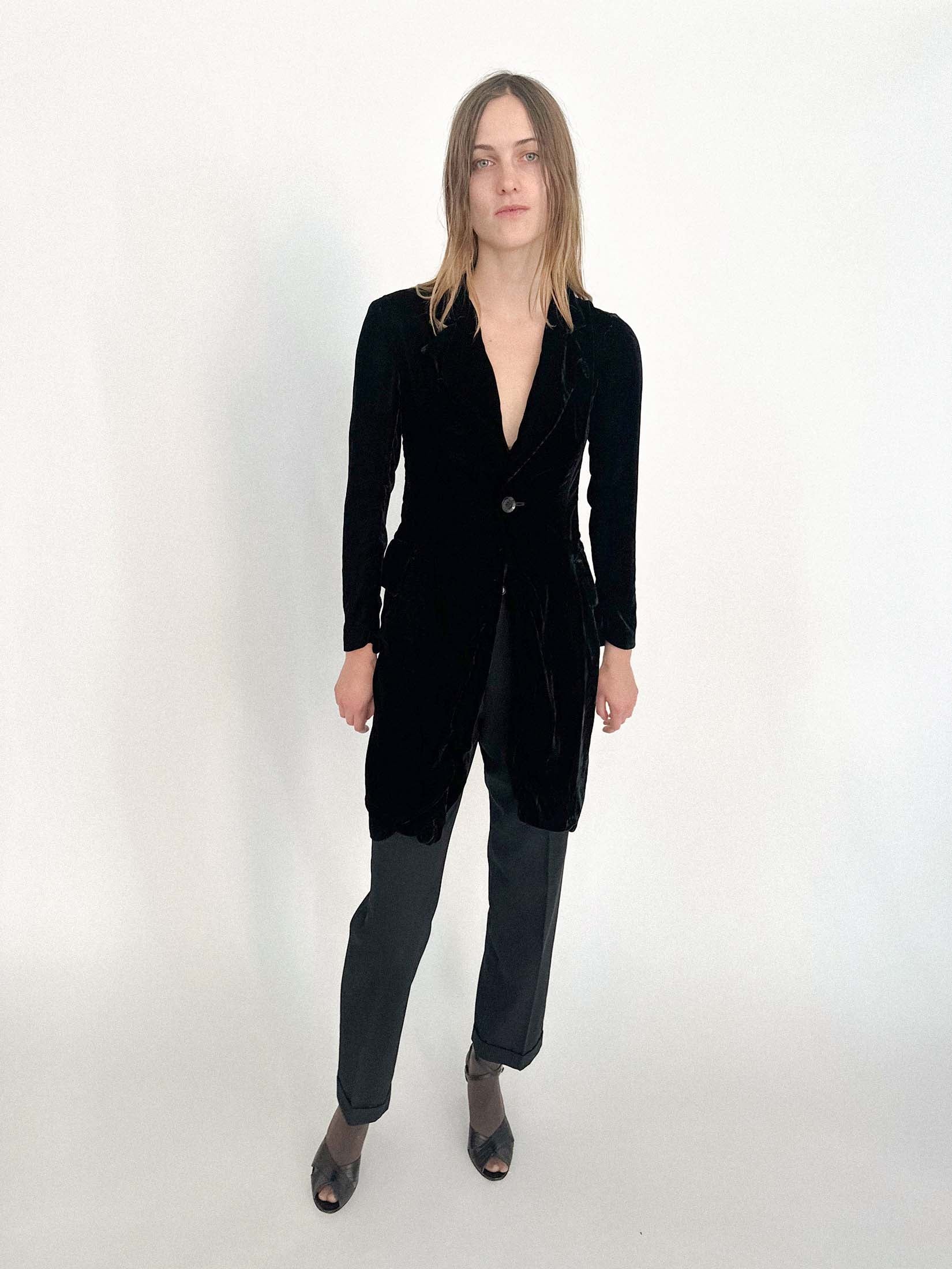 YOHJI YAMAMOTO VELVET JACKET