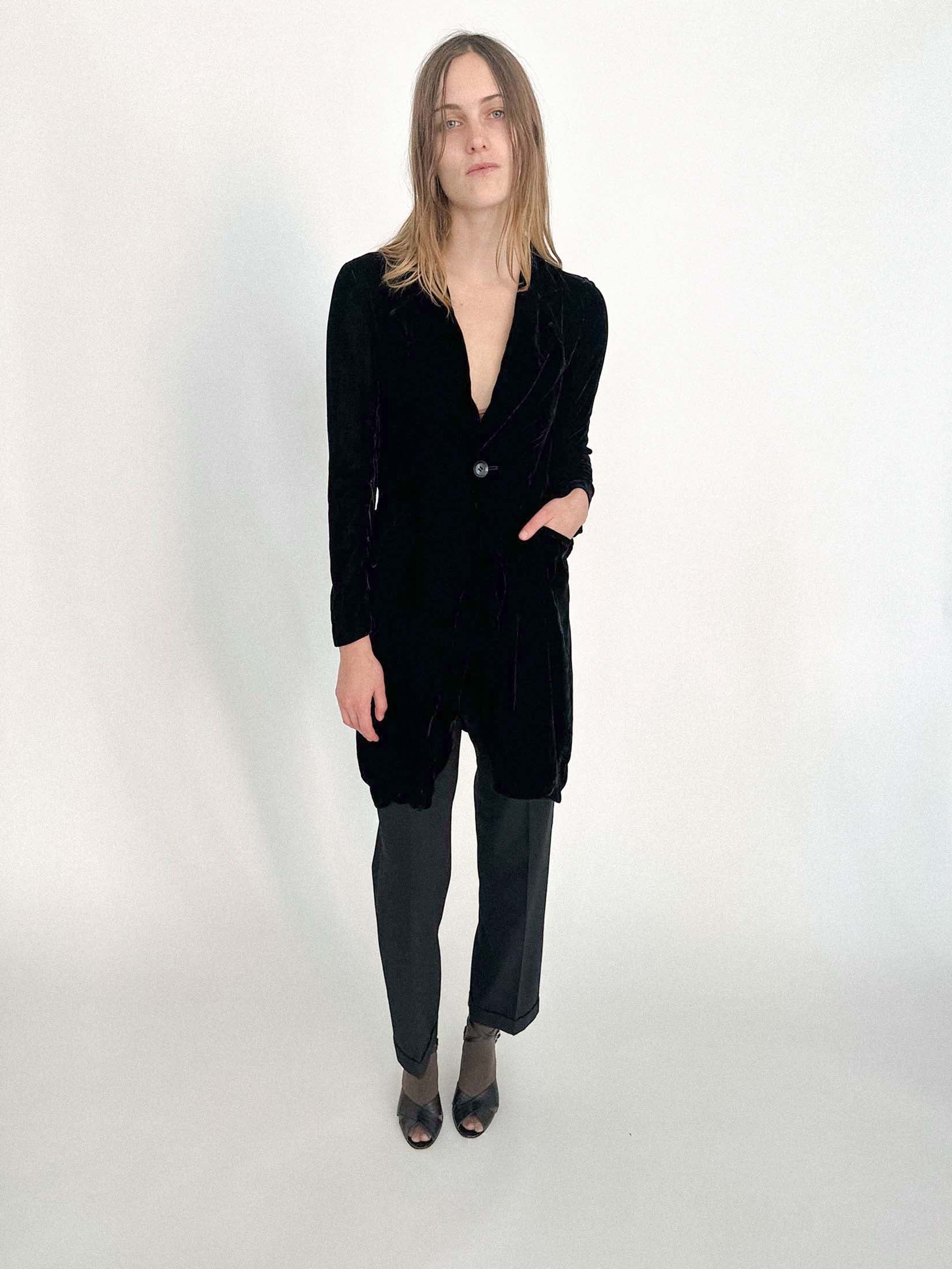YOHJI YAMAMOTO VELVET JACKET
