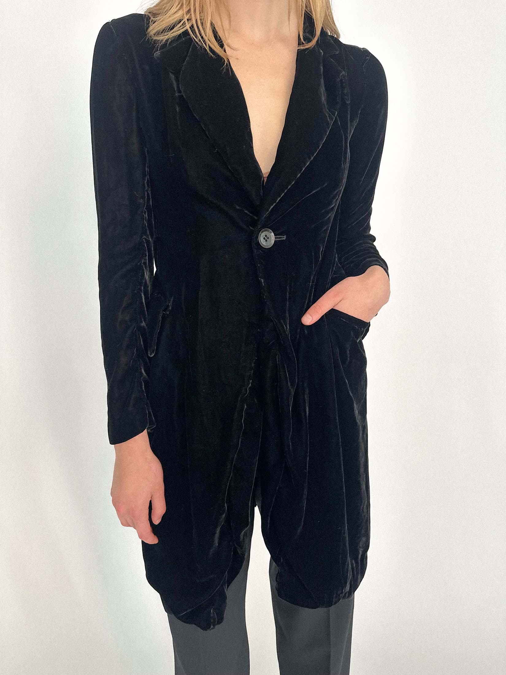 YOHJI YAMAMOTO VELVET JACKET