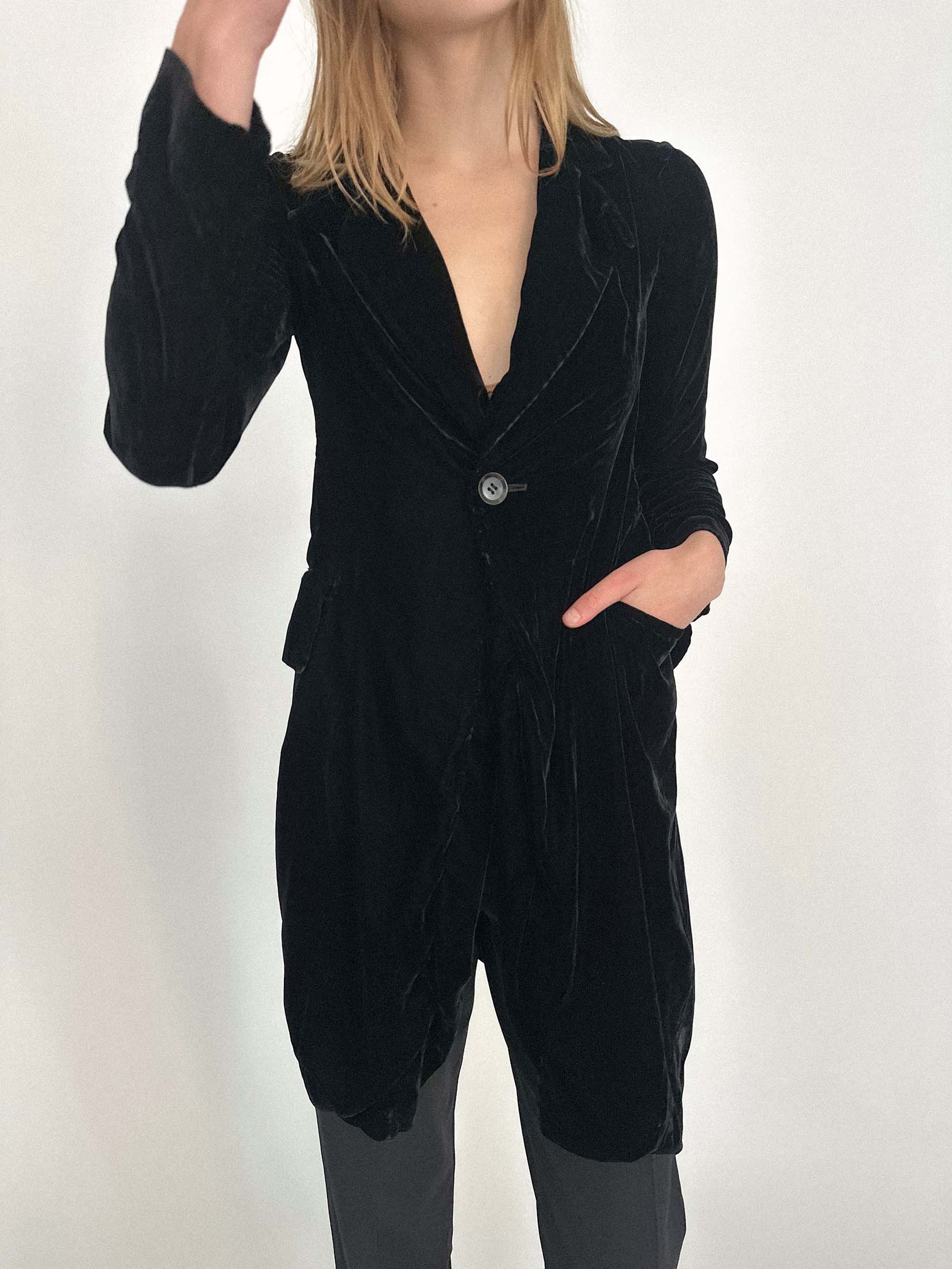 YOHJI YAMAMOTO VELVET JACKET