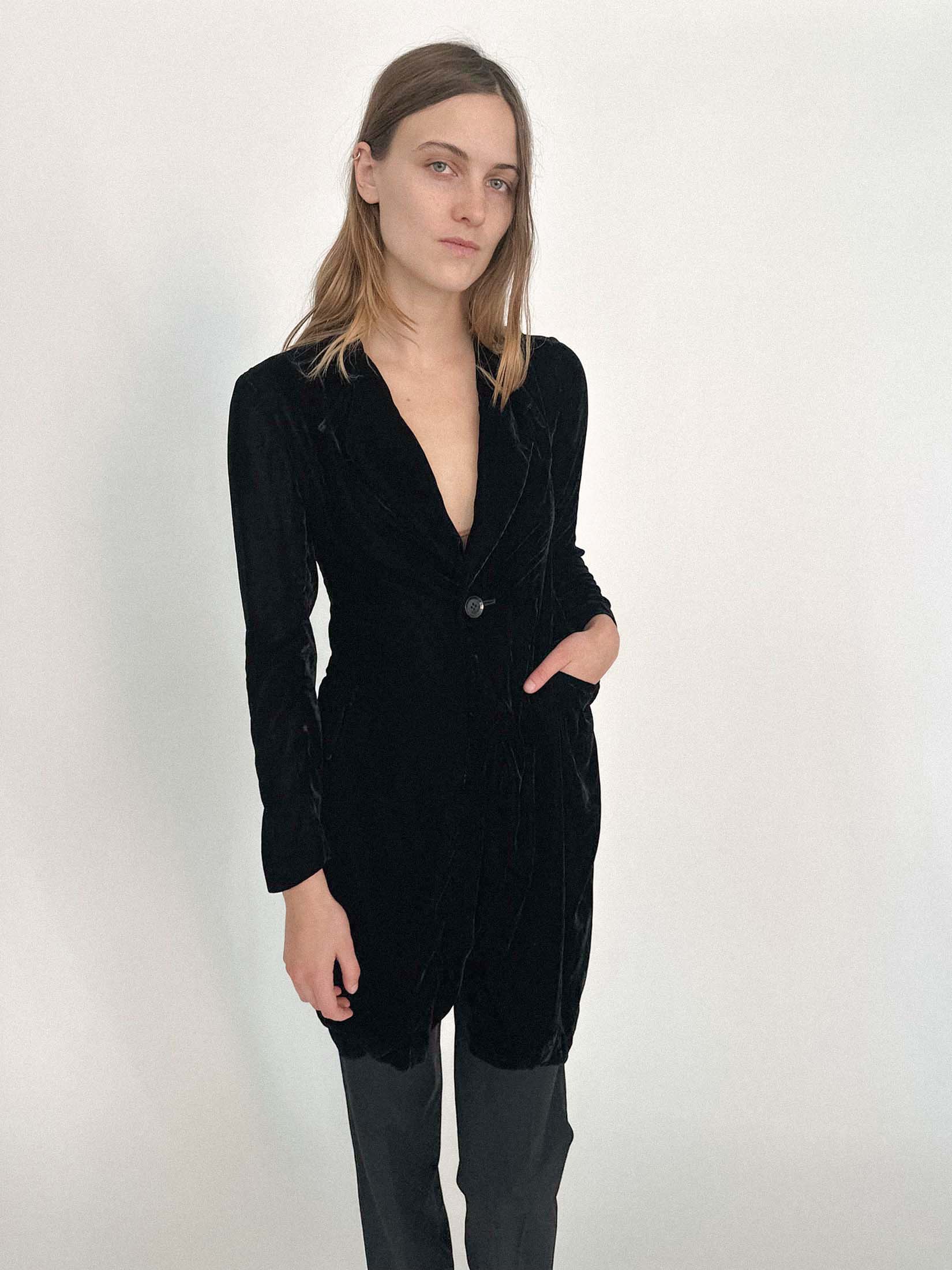 YOHJI YAMAMOTO VELVET JACKET