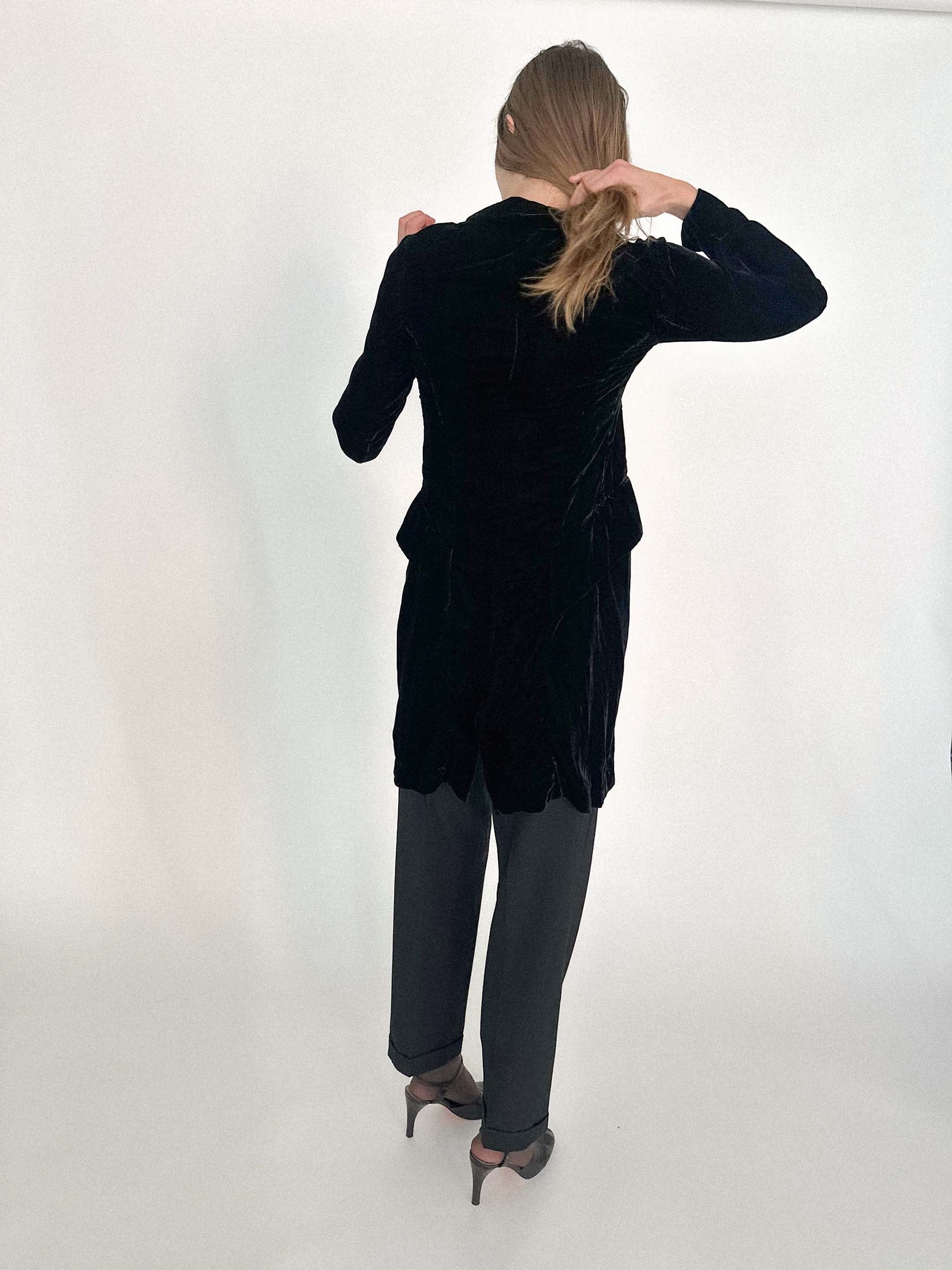 YOHJI YAMAMOTO VELVET JACKET