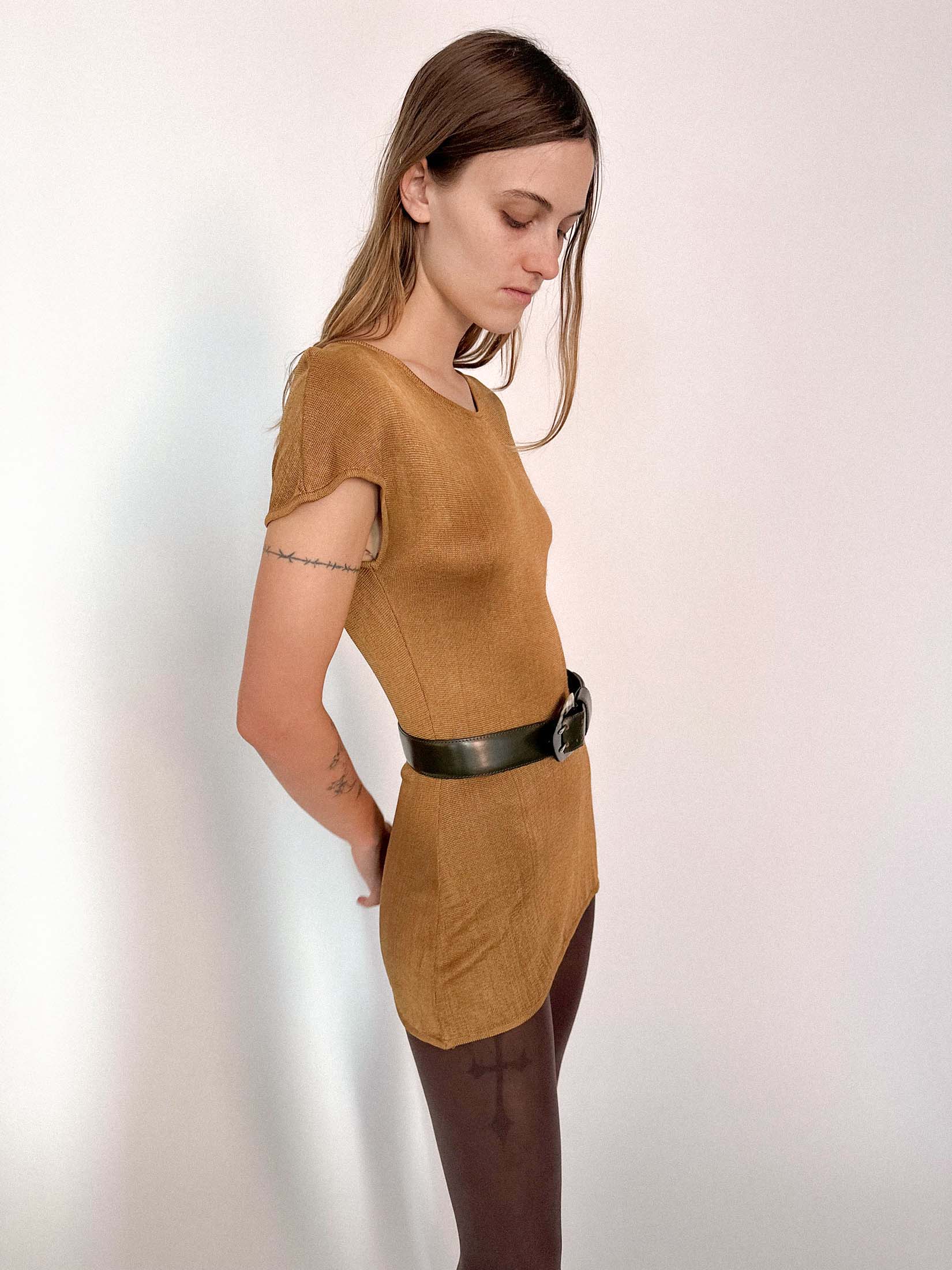 ANNE MARIE BERETTA BELT  W/ HORN BUCKLE