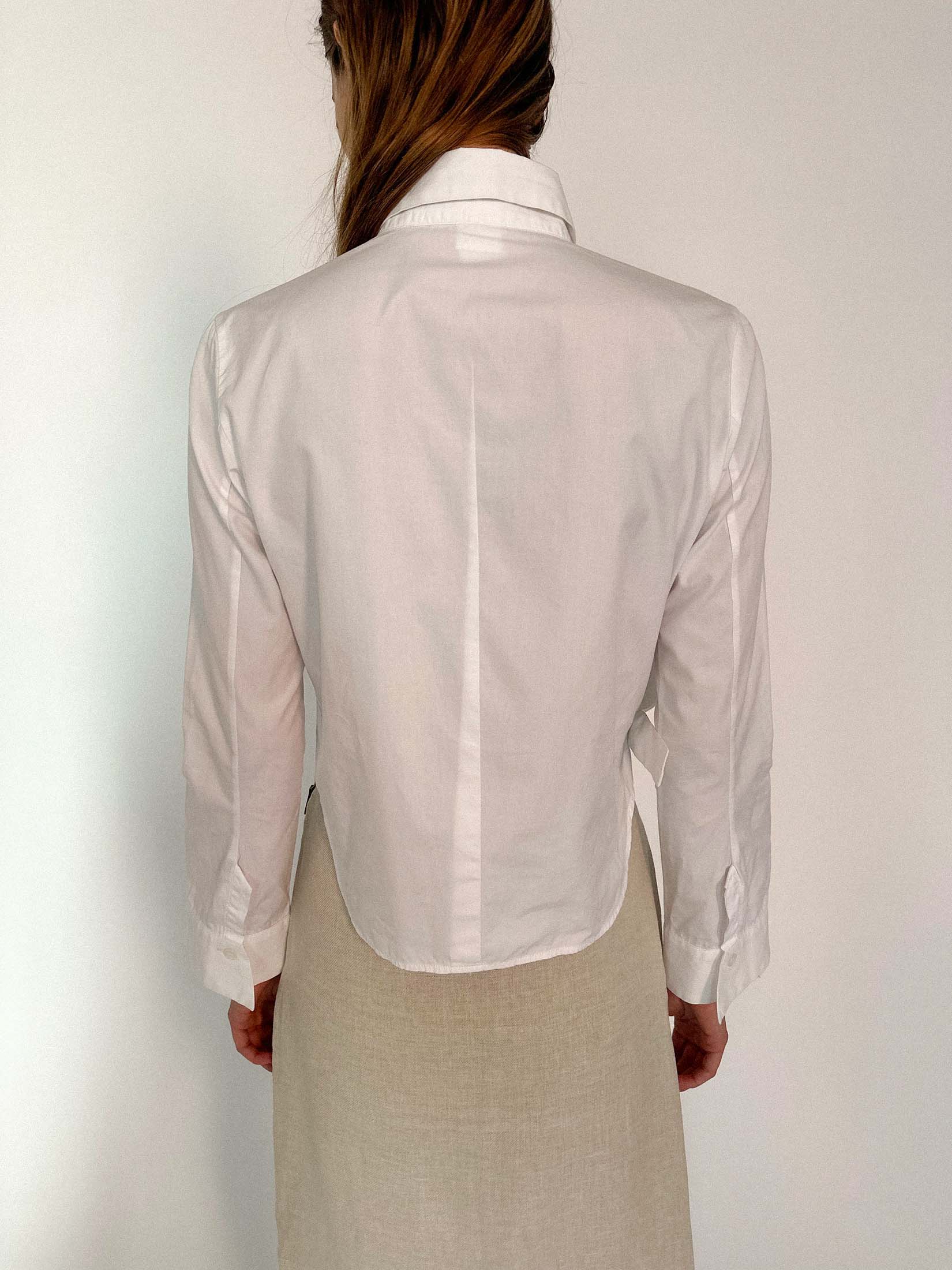 YOHJI YAMAMOTO TIE FRONT SHIRT