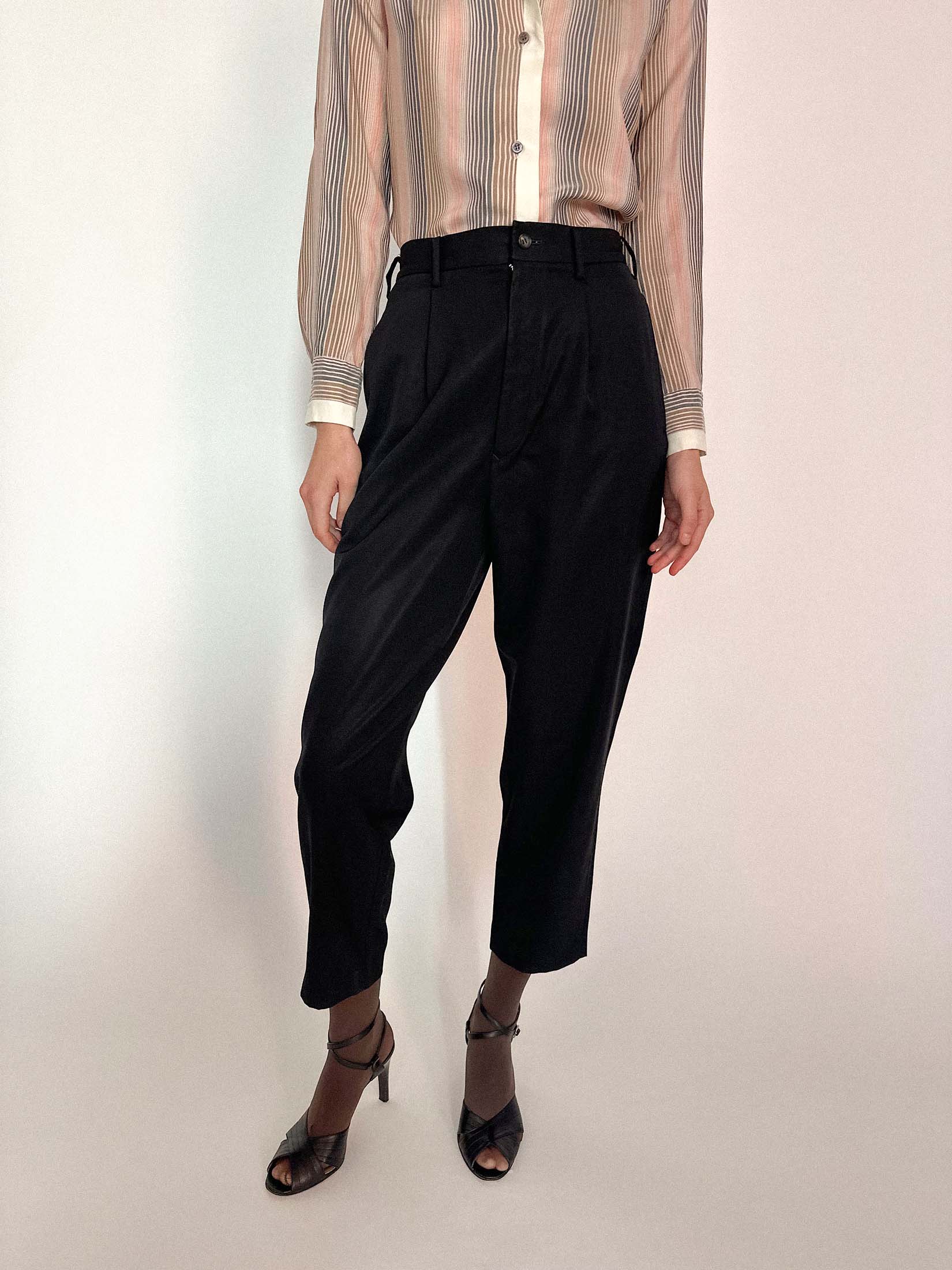 YOHJI YAMAMOTO PANTS W/ PLEATS