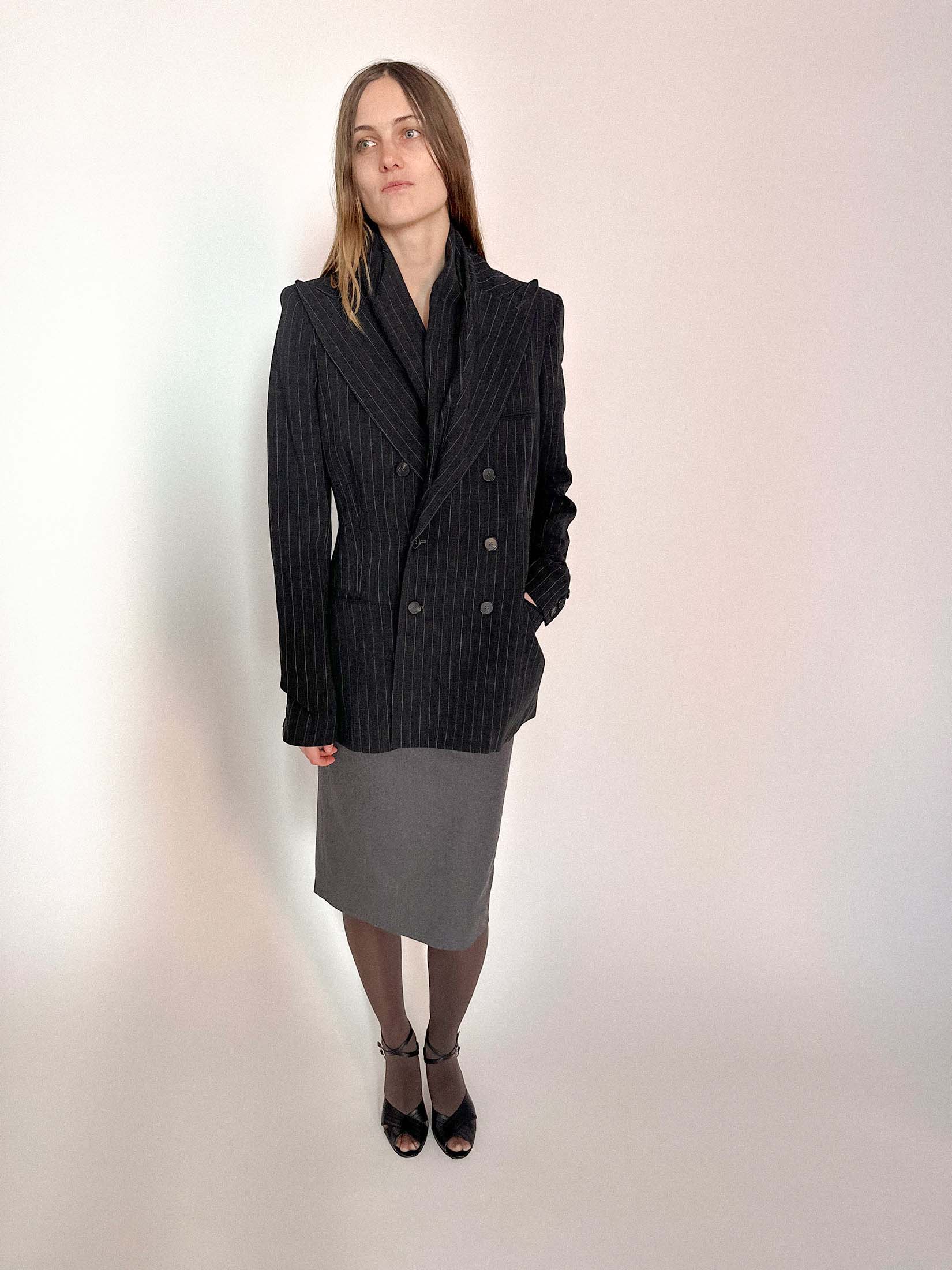 JEAN PAUL GAULTIER DOUBLE COLLAR JACKET